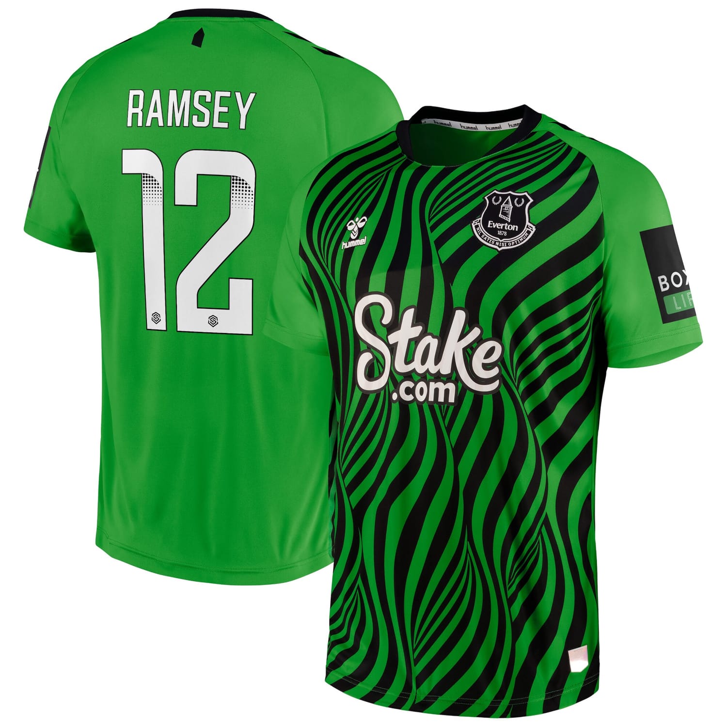 Premier League Everton Home Goalkeeper WSL Jersey Shirt 2022-23 player Emily Ramsey 12 printing for Men