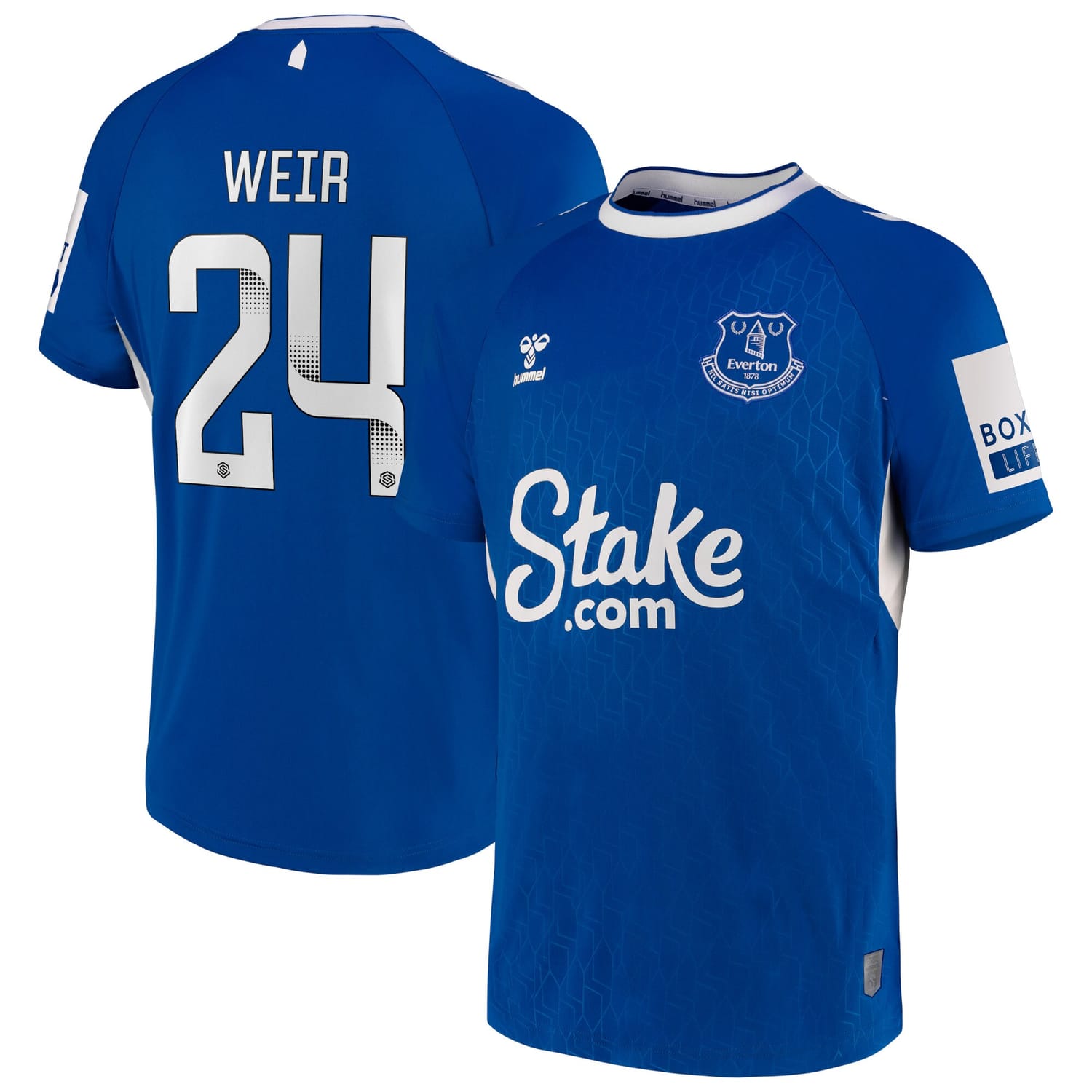 Premier League Everton Home WSL Jersey Shirt 2022-23 player Kenzie Weir 24 printing for Men