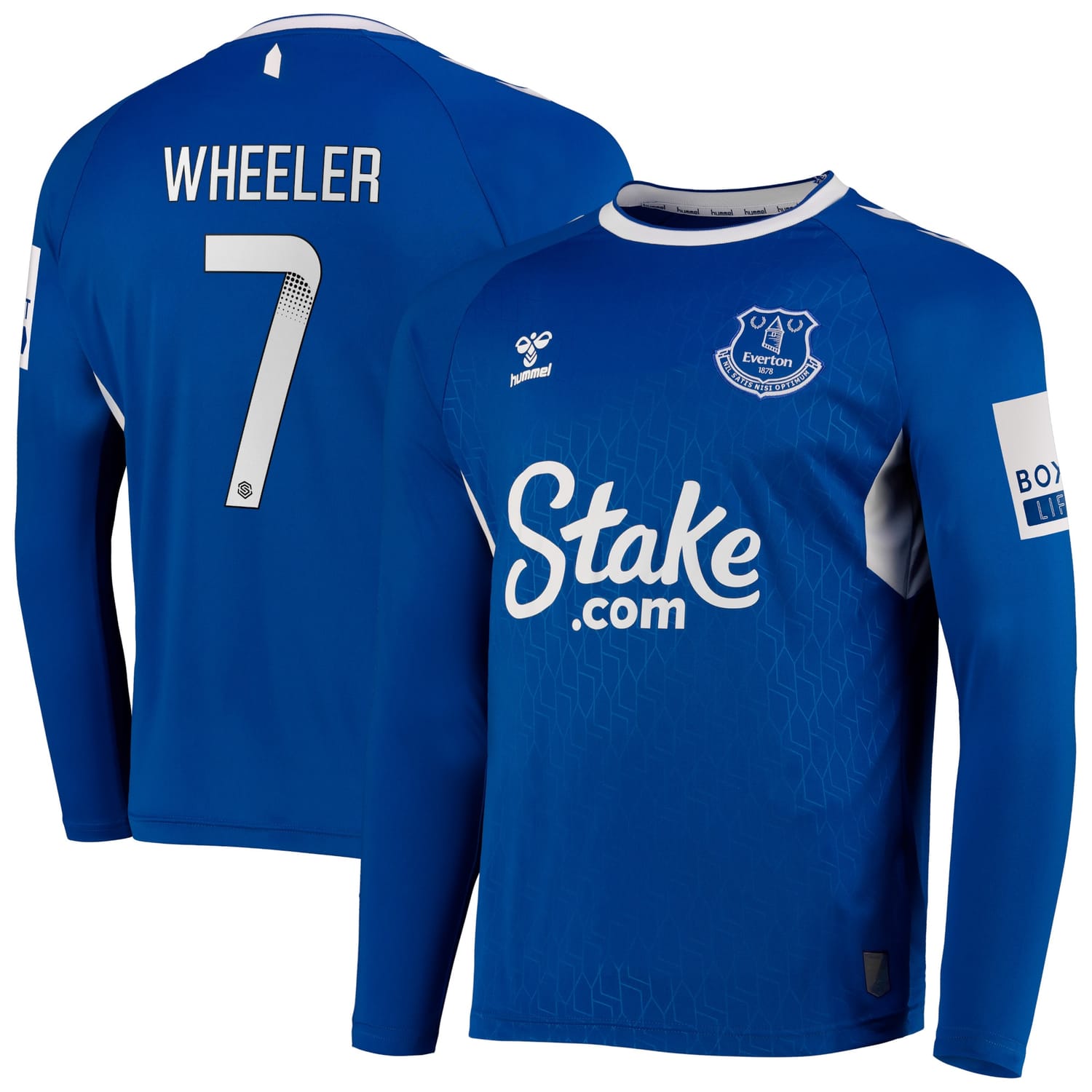 Premier League Everton Home WSL Jersey Shirt Long Sleeve 2022-23 player Clare Wheeler 7 printing for Men