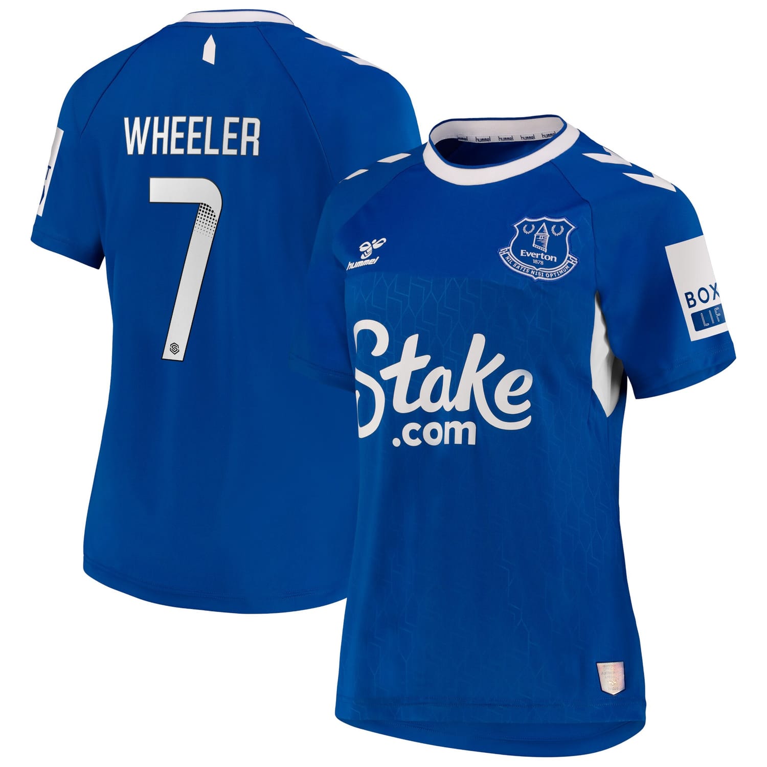 Premier League Everton Home WSL Jersey Shirt 2022-23 player Clare Wheeler 7 printing for Women
