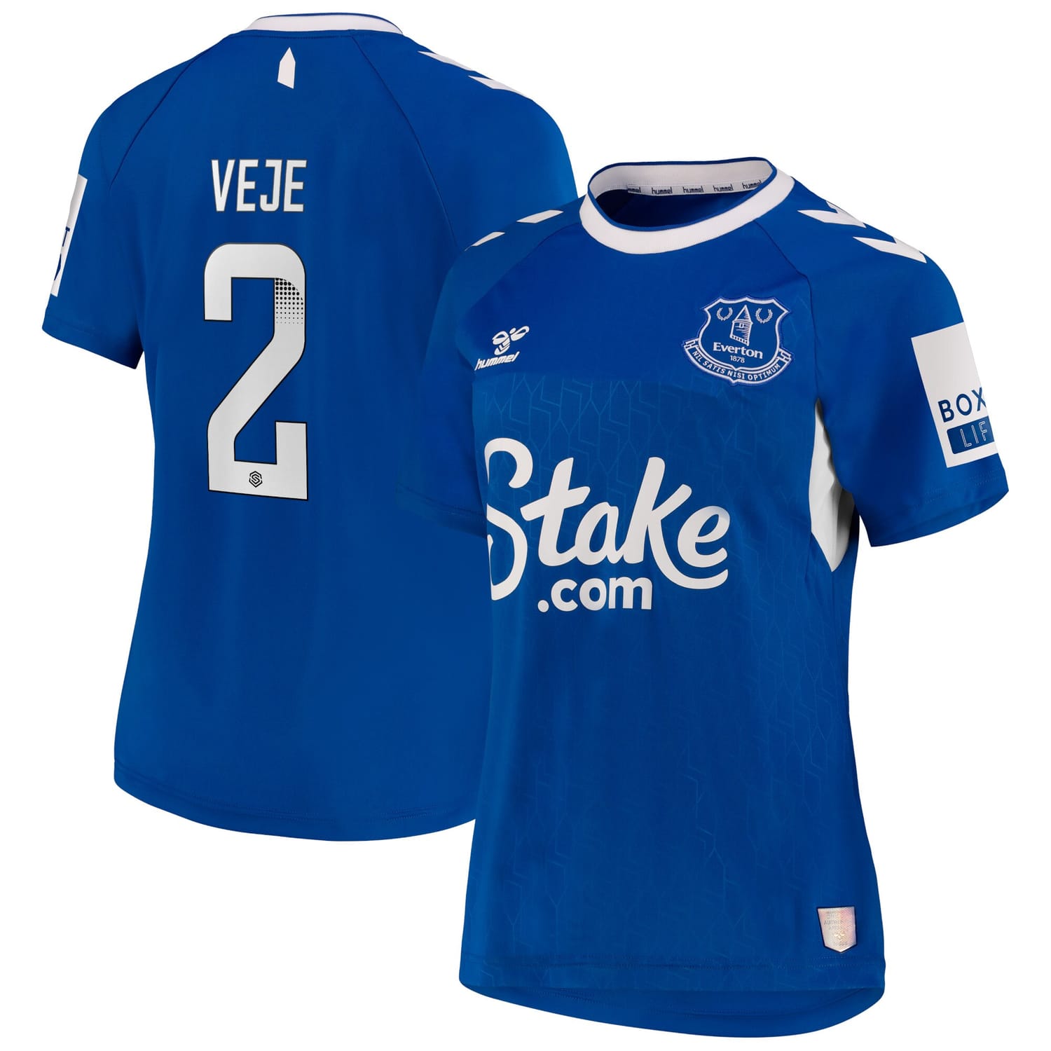 Premier League Everton Home WSL Jersey Shirt 2022-23 player Katrine Veje 2 printing for Women