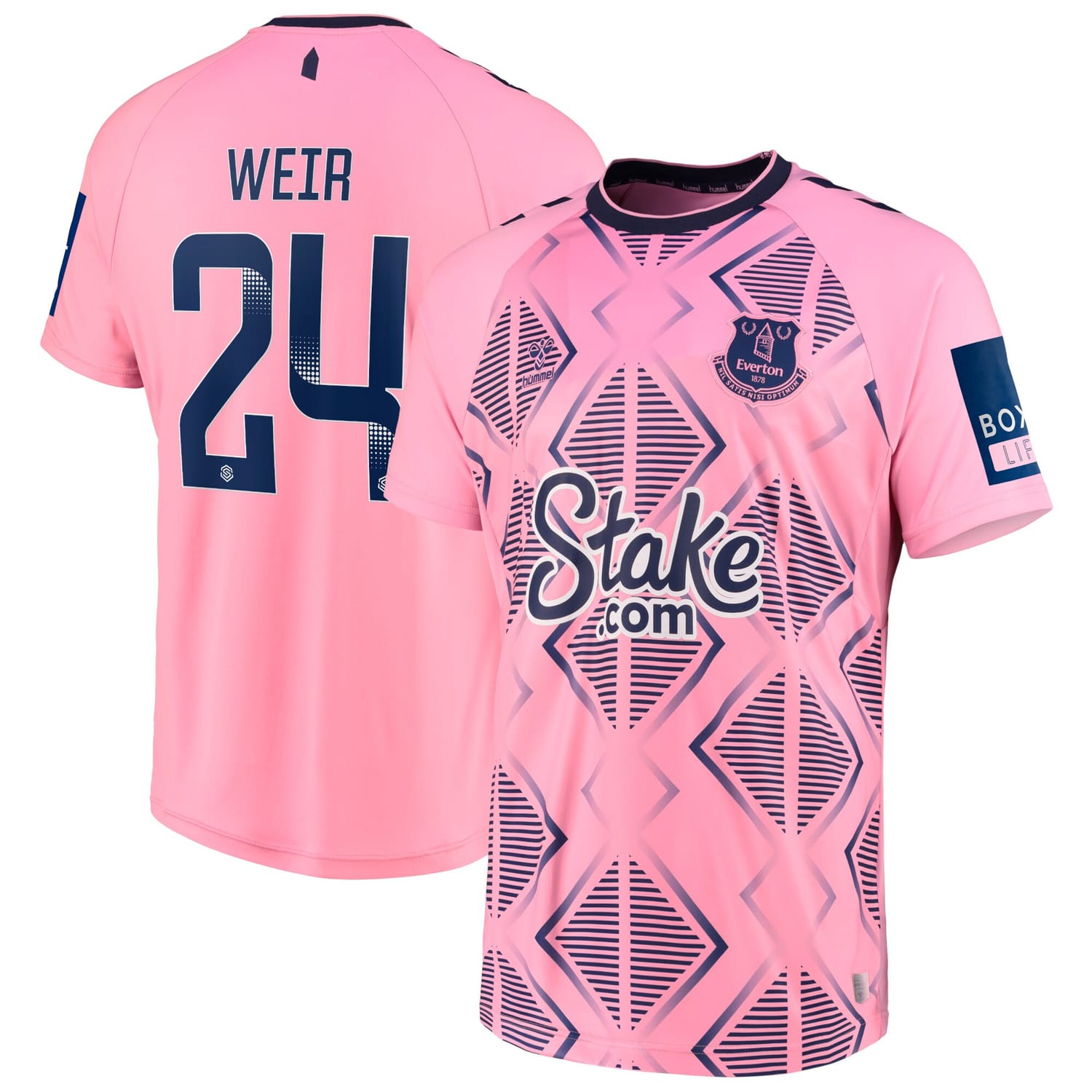 Premier League Everton Away WSL Jersey Shirt 2022-23 player Kenzie Weir 24 printing for Men