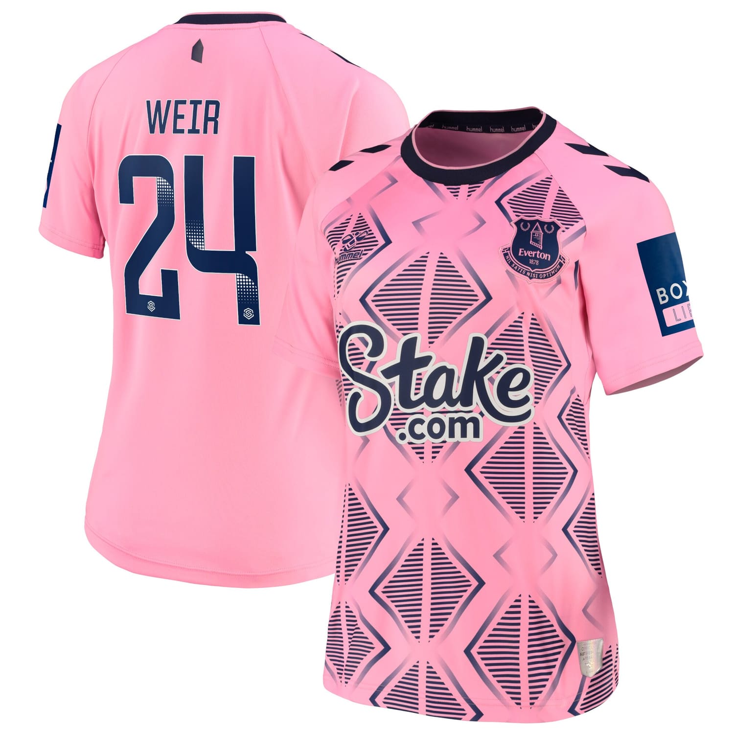 Premier League Everton Away WSL Jersey Shirt 2022-23 player Kenzie Weir 24 printing for Women