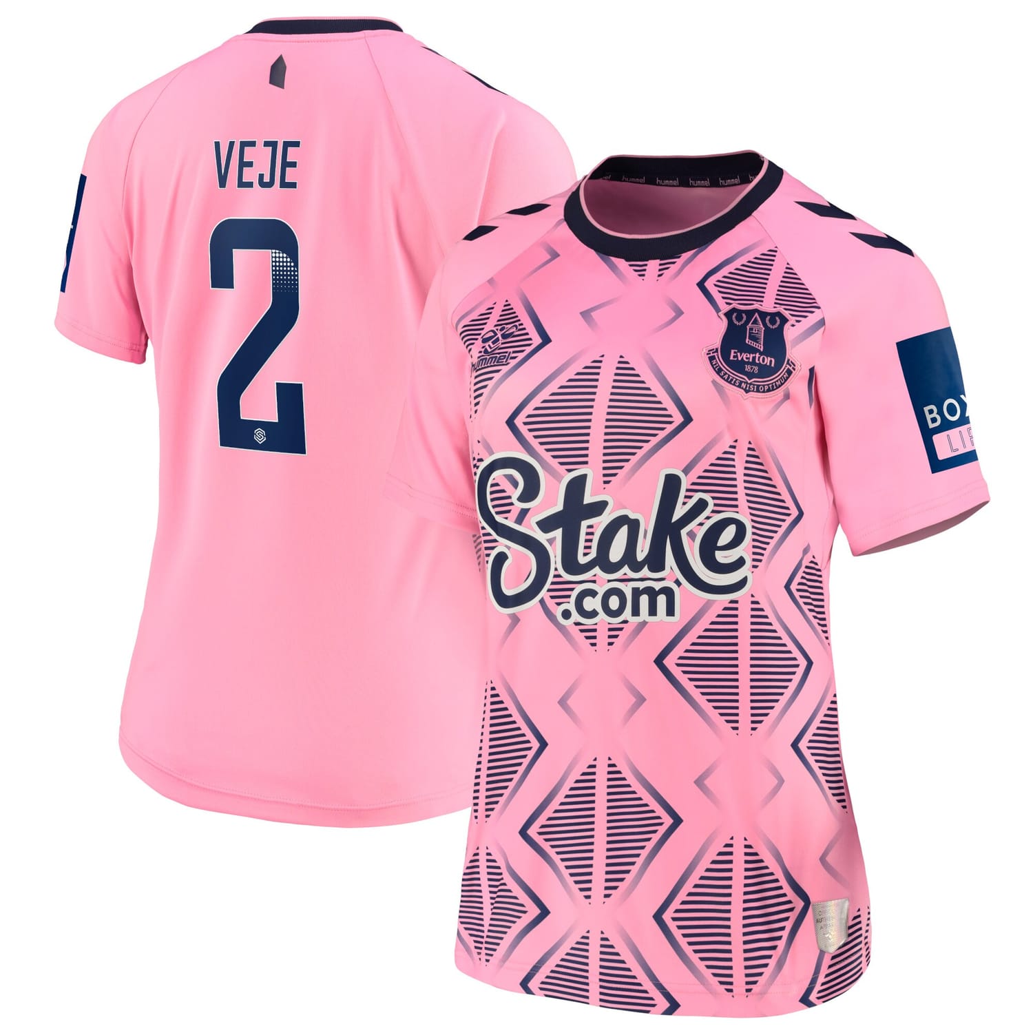 Premier League Everton Away WSL Jersey Shirt 2022-23 player Katrine Veje 2 printing for Women