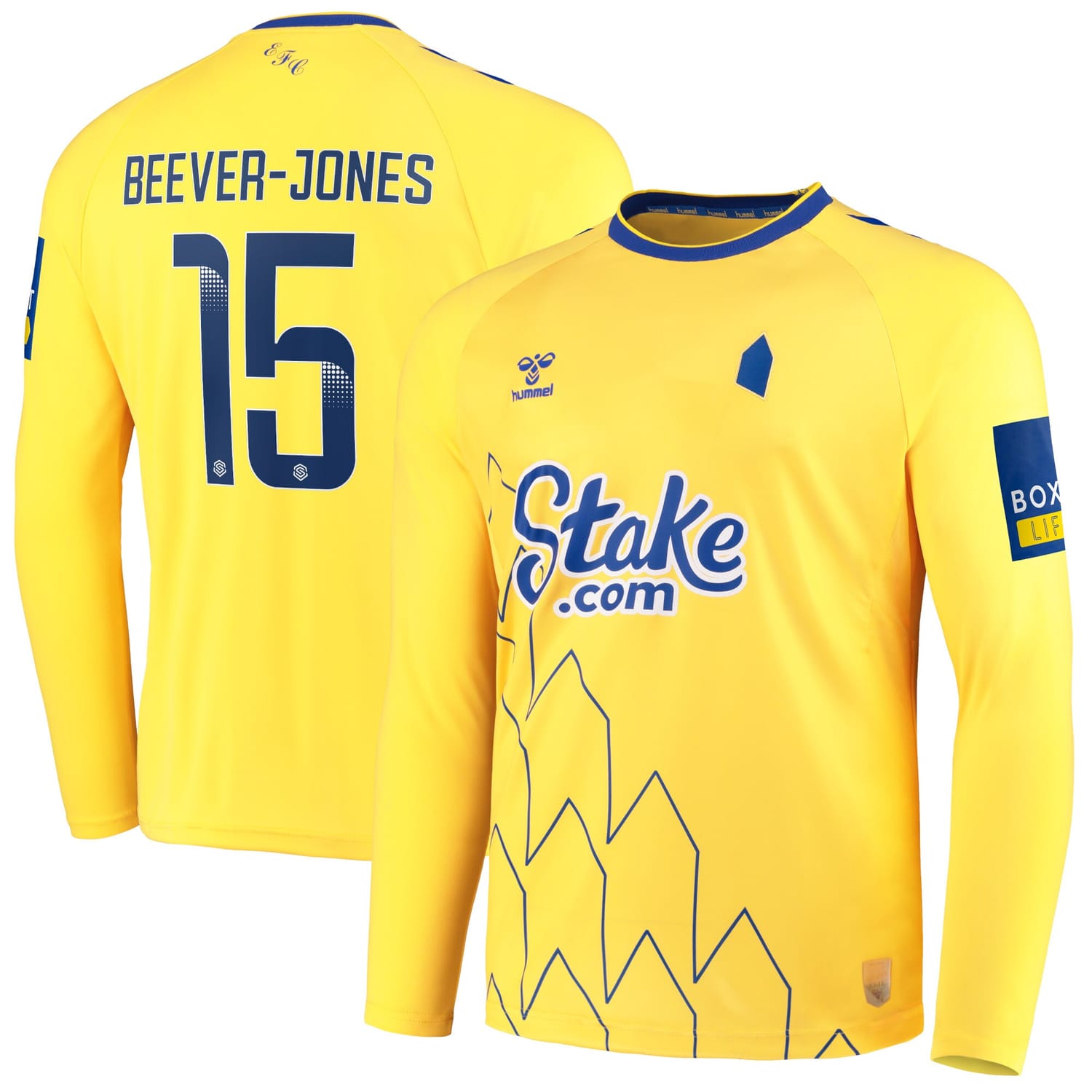 Premier League Everton Third WSL Jersey Shirt Long Sleeve 2022-23 player Aggie Beever-Jones 15 printing for Men