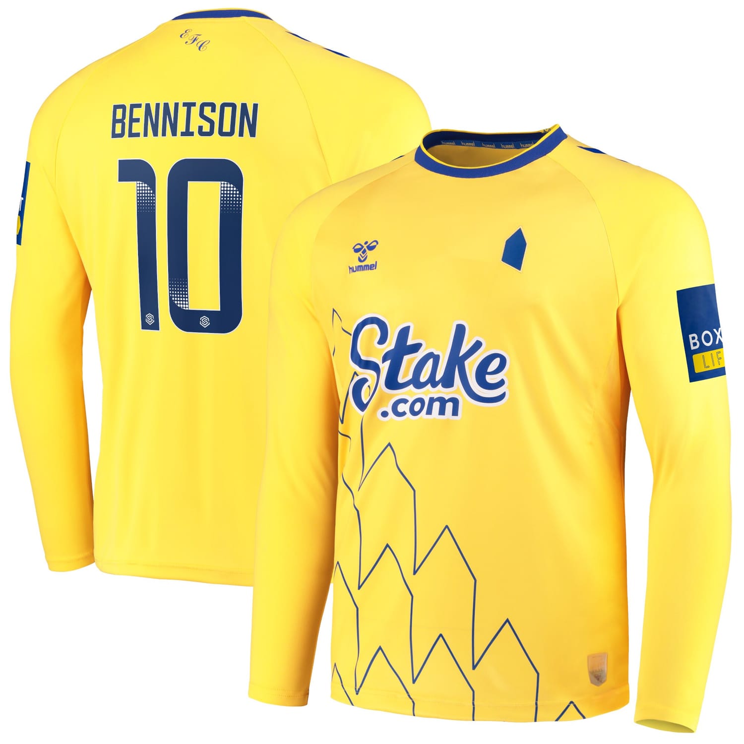 Premier League Everton Third WSL Jersey Shirt Long Sleeve 2022-23 player Hanna Bennison 10 printing for Men