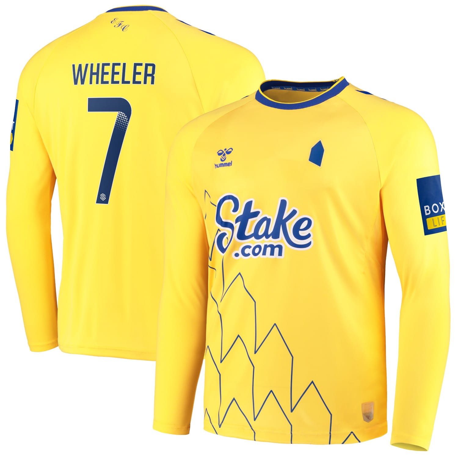 Premier League Everton Third WSL Jersey Shirt Long Sleeve 2022-23 player Clare Wheeler 7 printing for Men