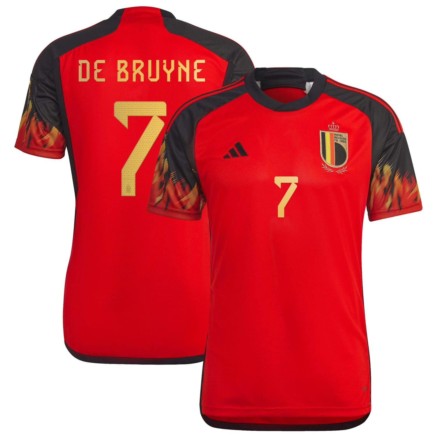 Belgium National Team Home Jersey Shirt player Kevin De Bruyne 7 printing for Men