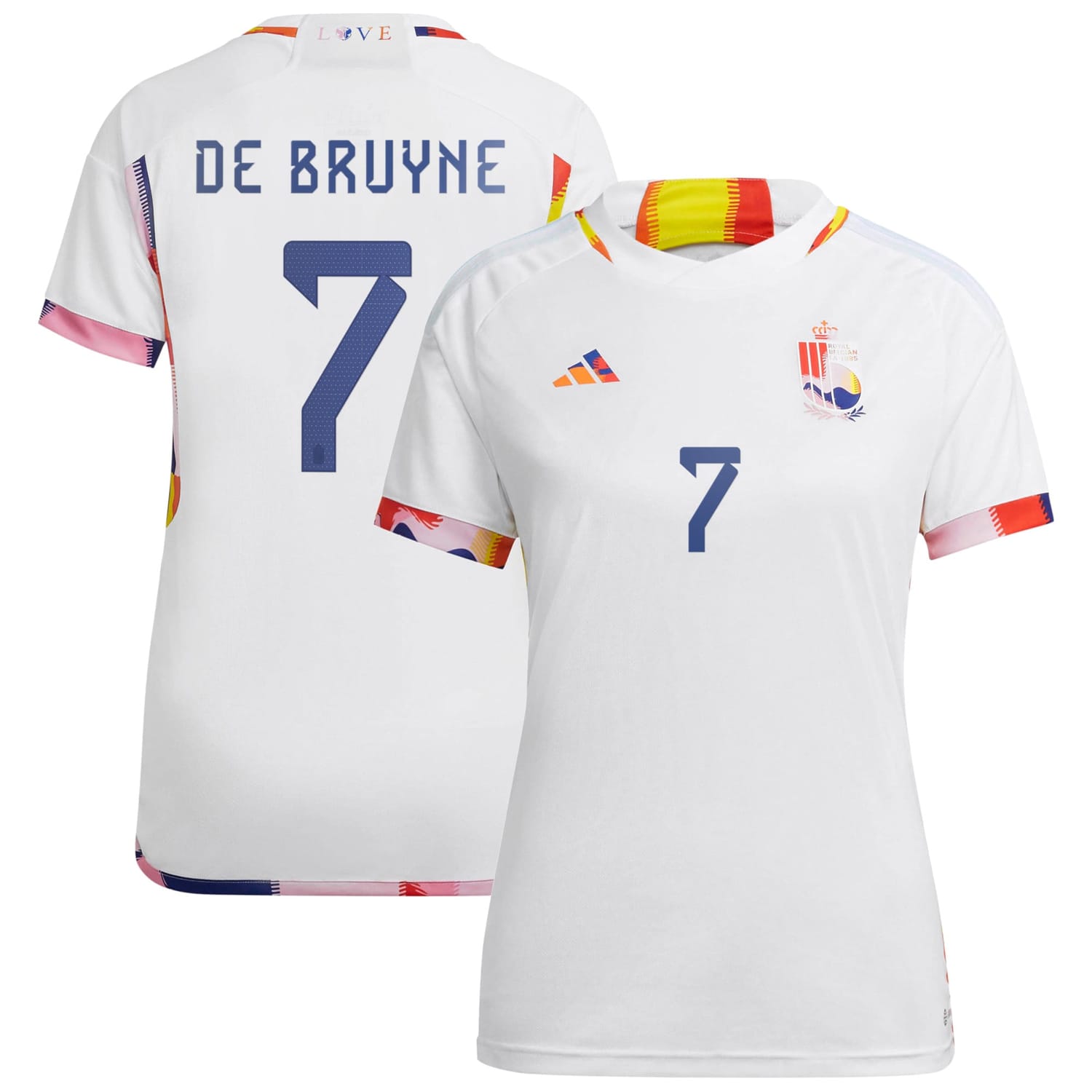 Belgium National Team Away Jersey Shirt player Kevin De Bruyne 7 printing for Women