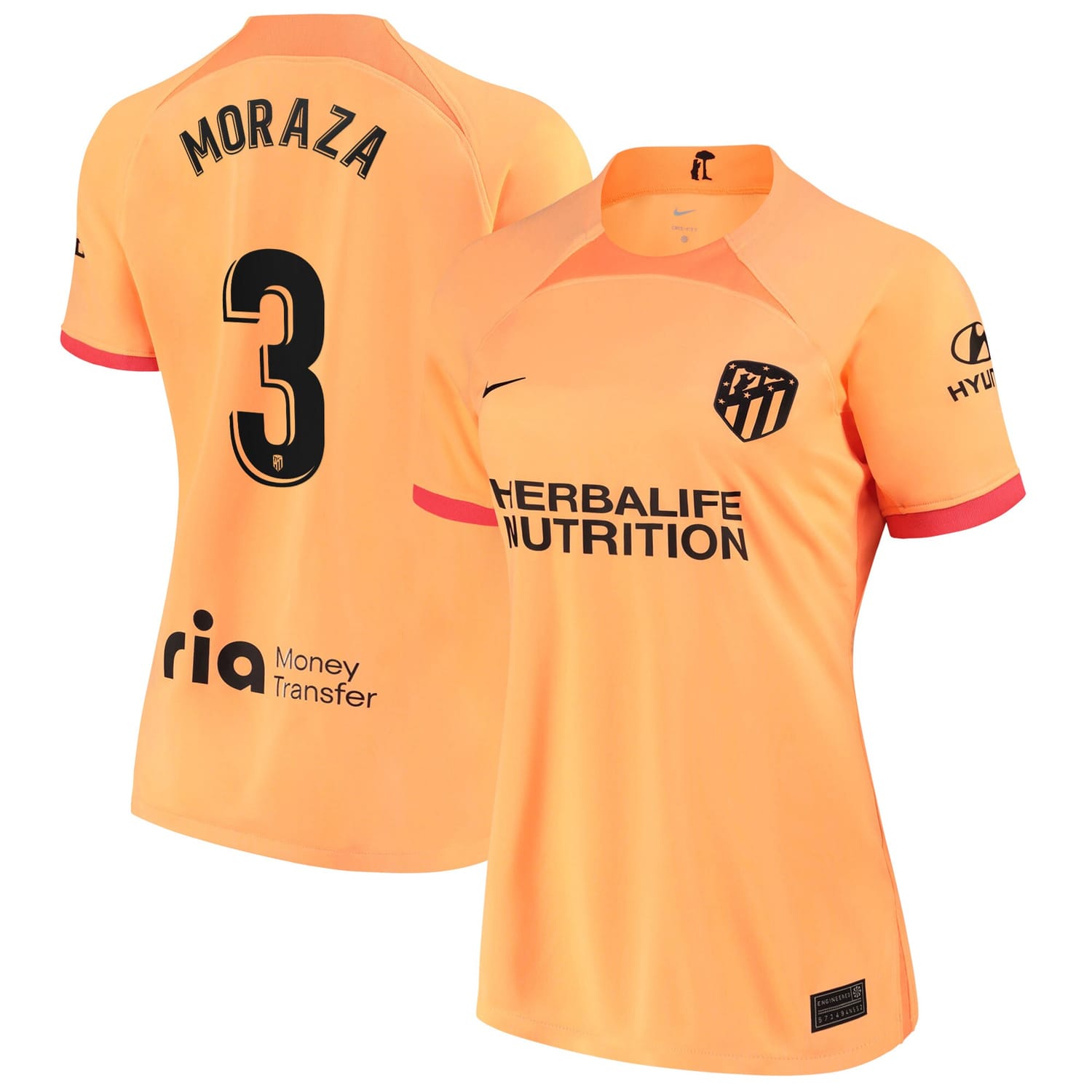 La Liga Atletico de Madrid Third Jersey Shirt 2022-23 player Ainhoa Vicente Moraza 3 printing for Women