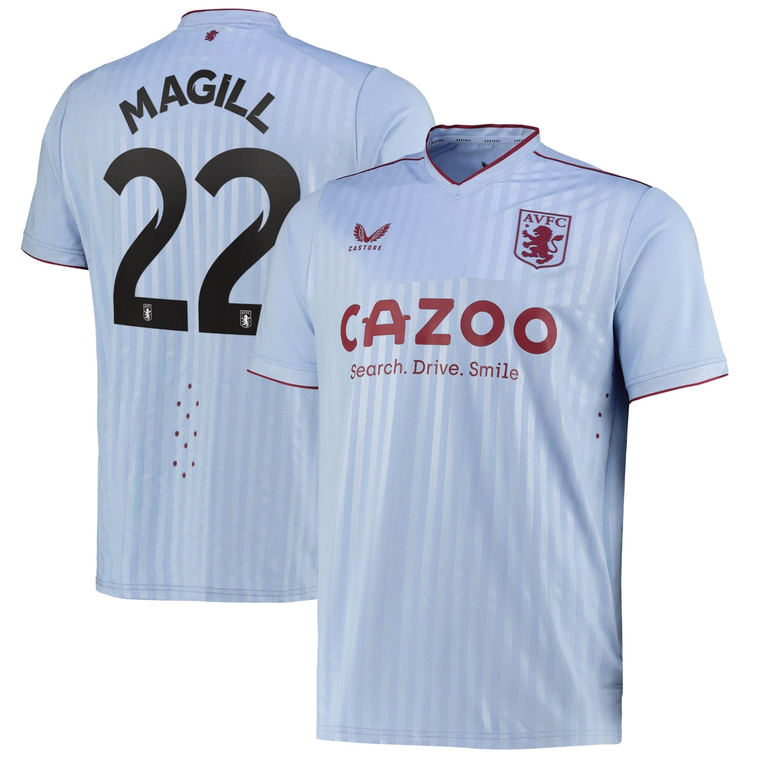 Premier League Aston Villa Away Cup Pro Jersey Shirt 2022-23 player Simone Magill 22 printing for Men