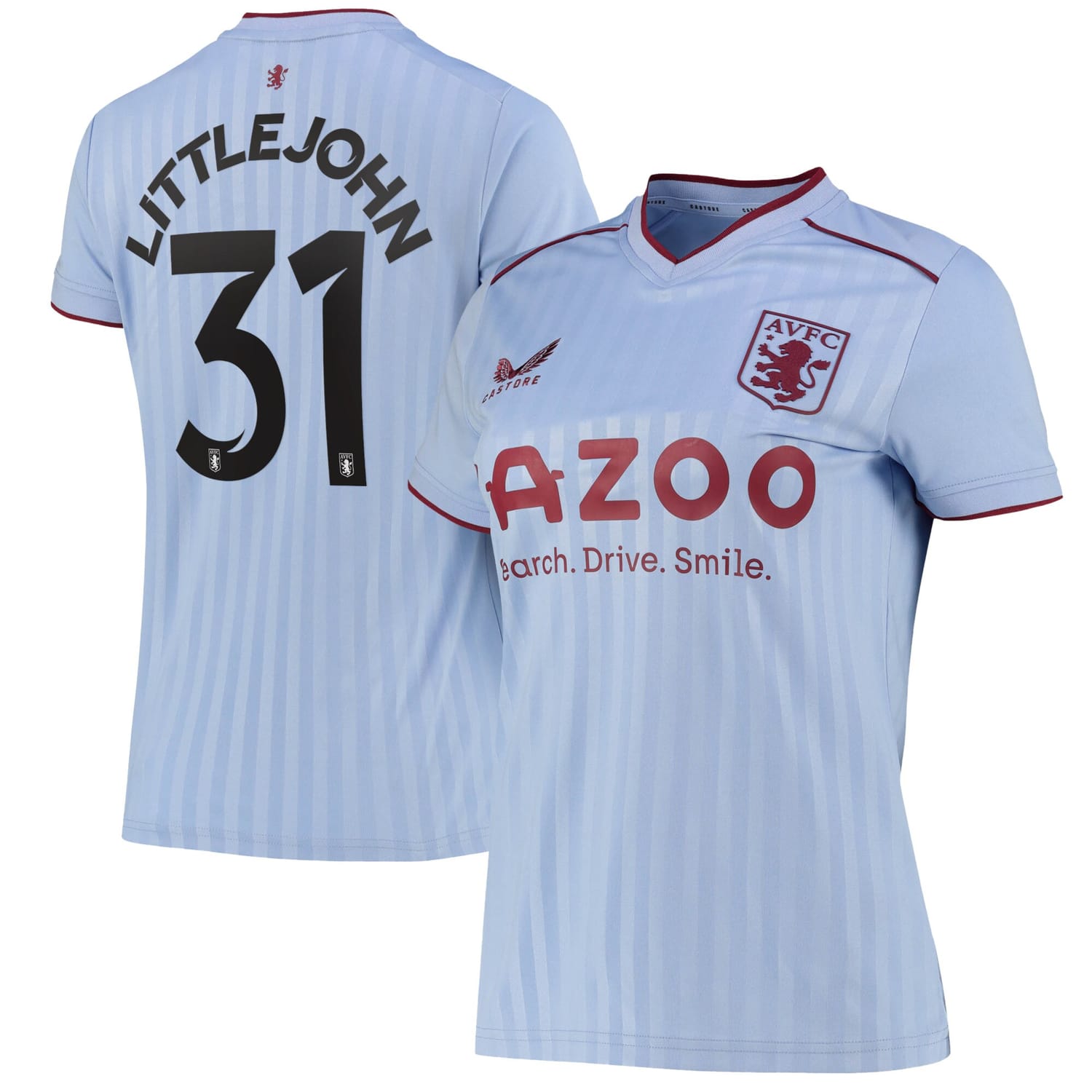 Premier League Aston Villa Away Cup Jersey Shirt 2022-23 player Ruesha Littlejohn 31 printing for Women
