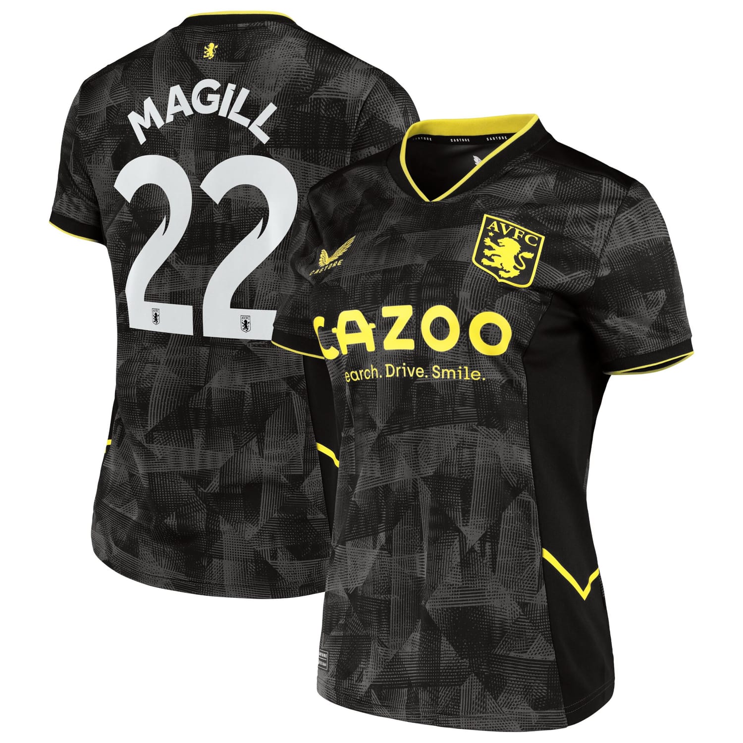 Premier League Aston Villa Third Cup Jersey Shirt 2022-23 player Simone Magill 22 printing for Women