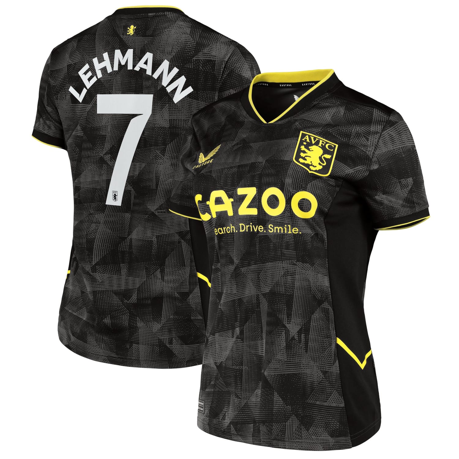 Premier League Aston Villa Third Cup Jersey Shirt 2022-23 player Alisha Lehmann 7 printing for Women