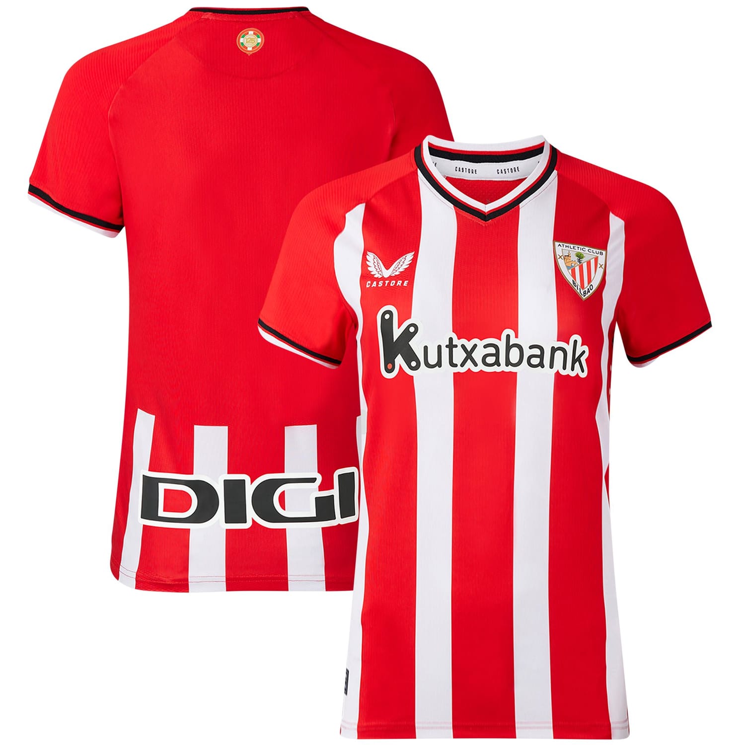 La Liga Athletic Club Bilbao Home Jersey Shirt 2023-24 for Women