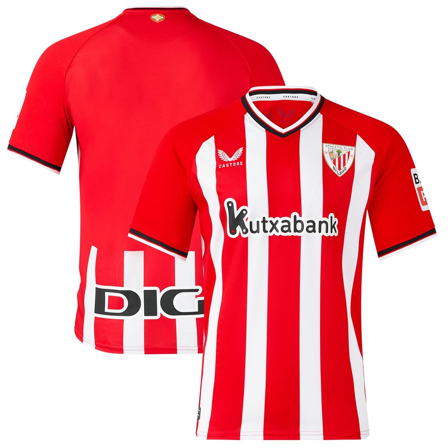 La Liga Athletic Club Bilbao Home Jersey Shirt 2023-24 for Men