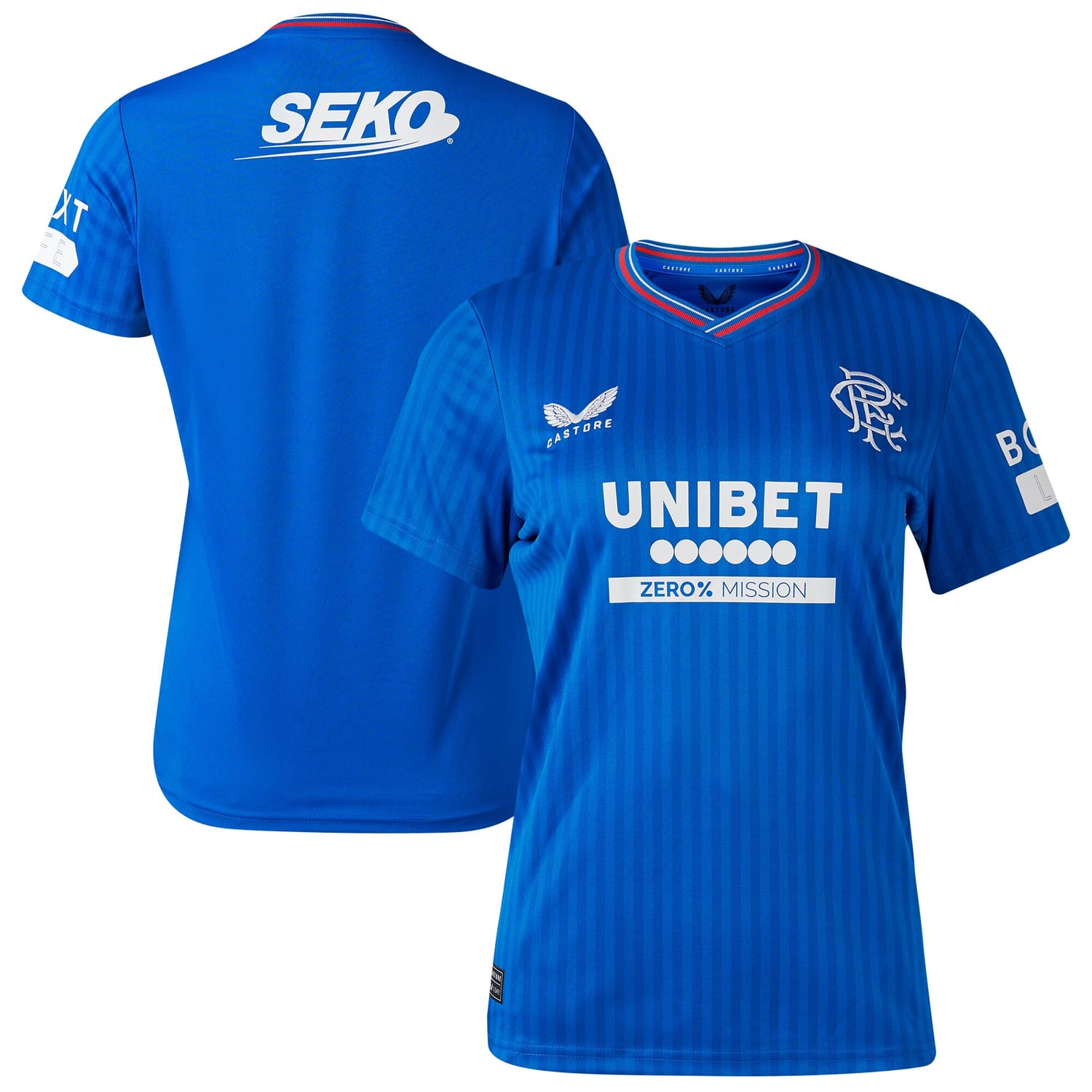 Scottish Premiership Rangers FC Home Jersey Shirt 2023-24 for Women