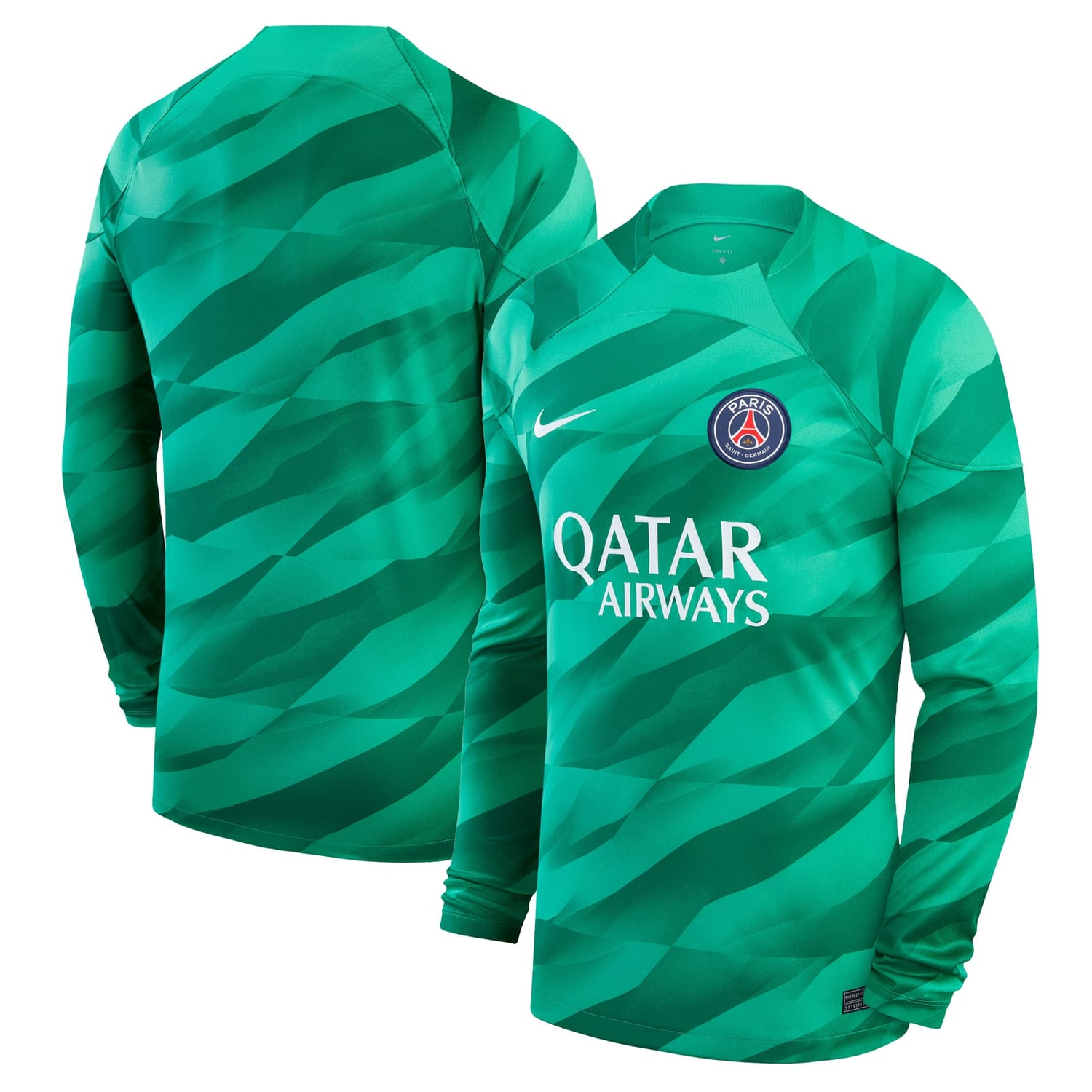 Ligue 1 Paris Saint-Germain Goalkeeper Jersey Shirt Long Sleeve 2023-24 for Men