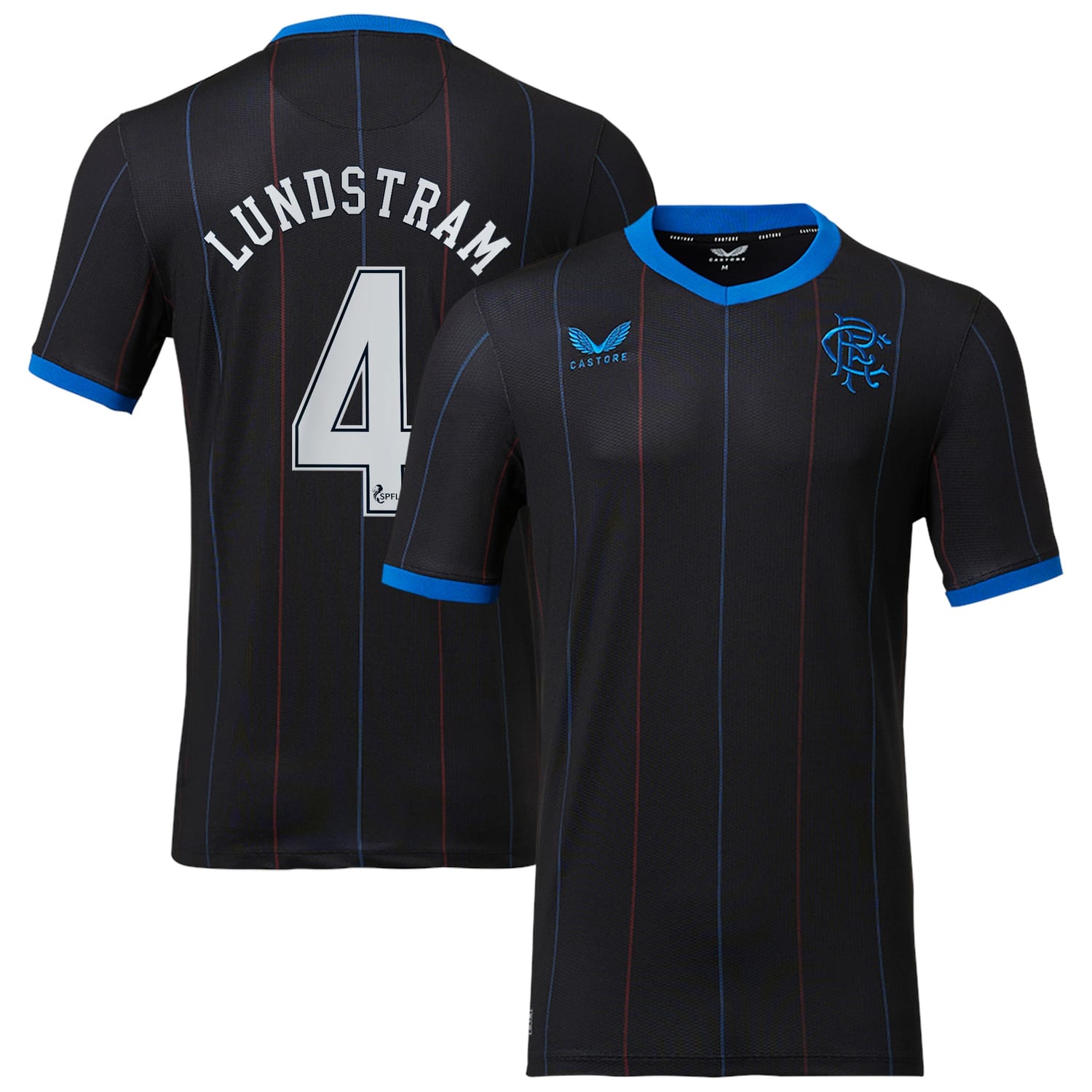 Scottish Premiership Rangers FC Fourth Pro Jersey Shirt 2022-23 player John Lundstram 4 printing for Men