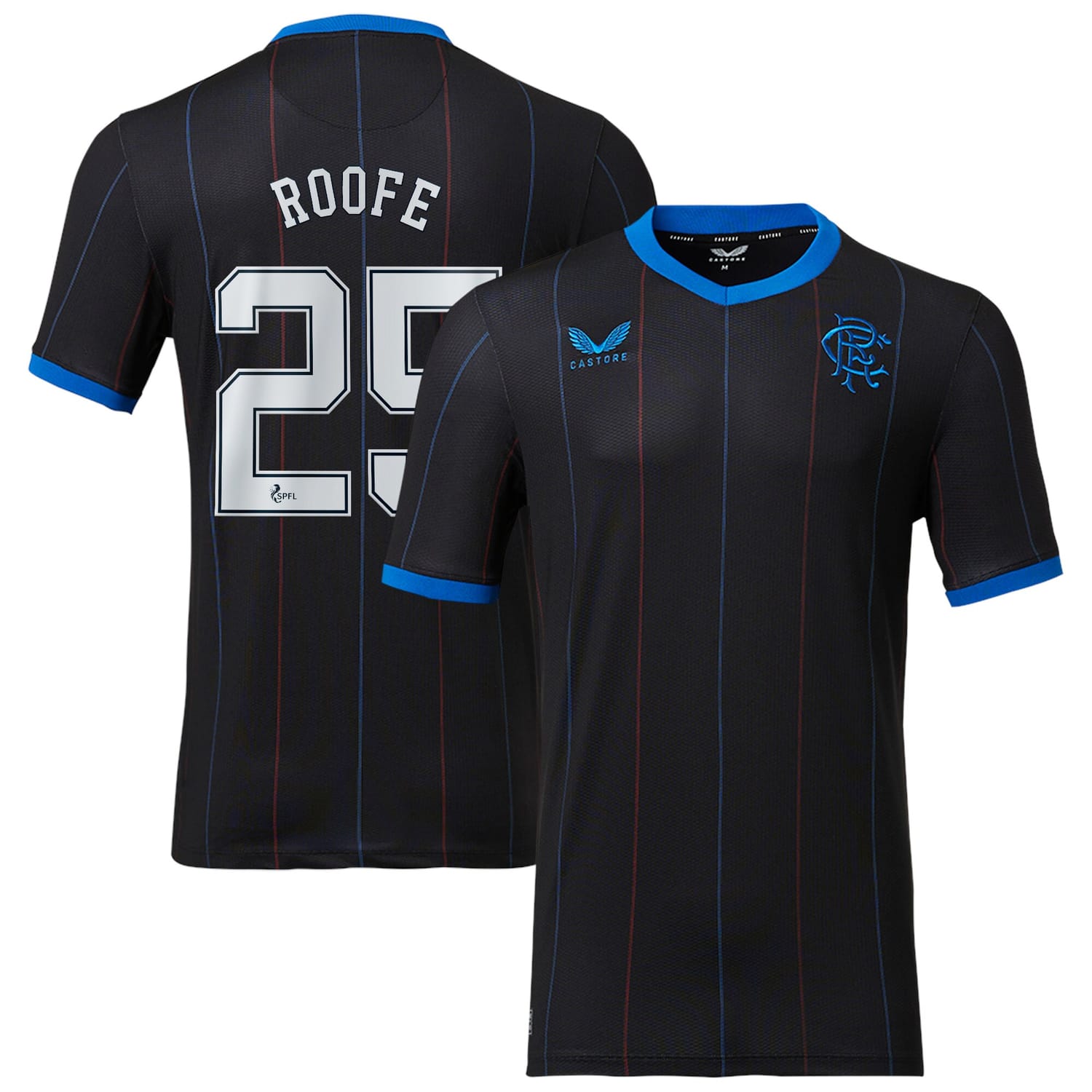 Scottish Premiership Rangers FC Fourth Pro Jersey Shirt 2022-23 player Kemar Roofe 25 printing for Men