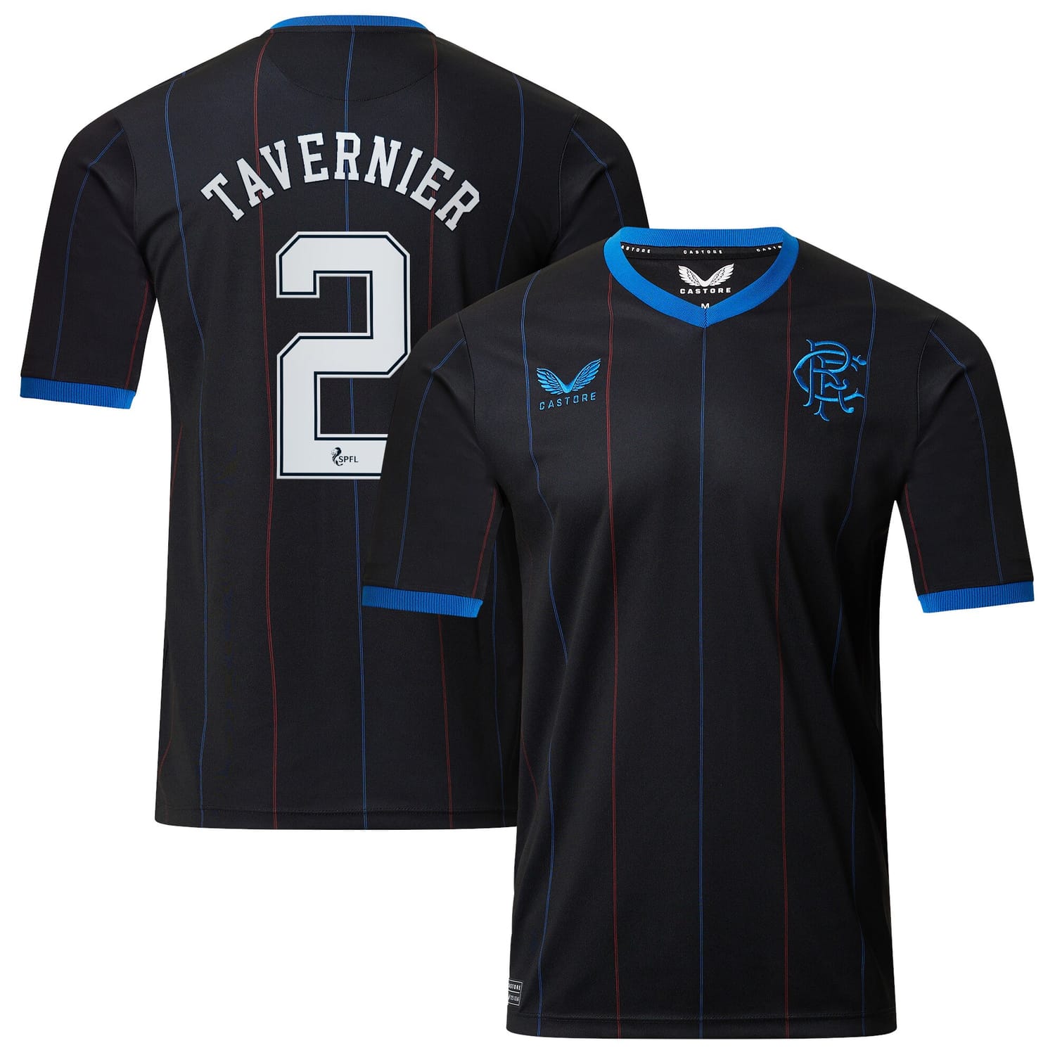 Scottish Premiership Rangers FC Fourth Jersey Shirt 2022-23 player Tavernier 2 printing for Men