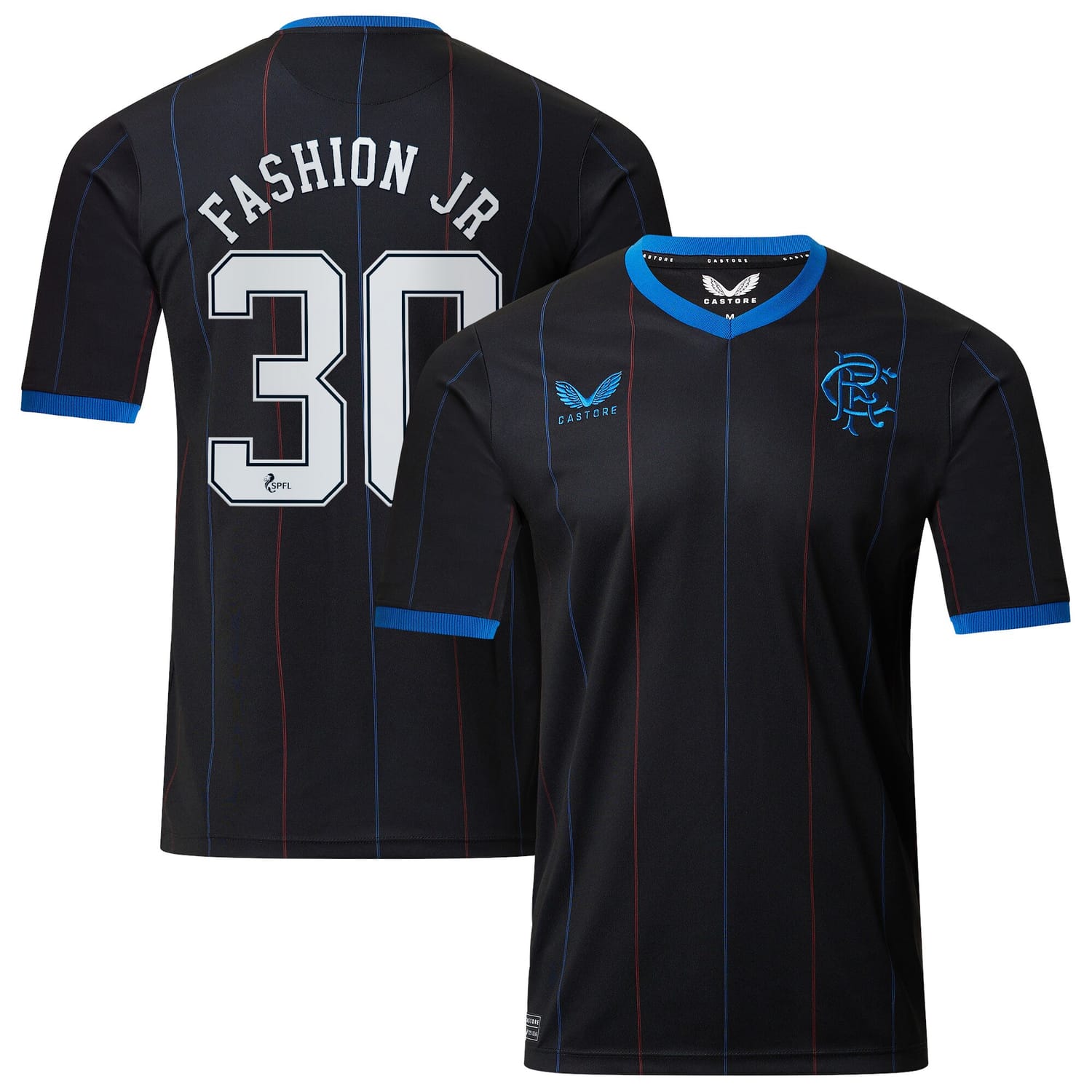 Scottish Premiership Rangers FC Fourth Jersey Shirt 2022-23 player Fashion Jr 30 printing for Men