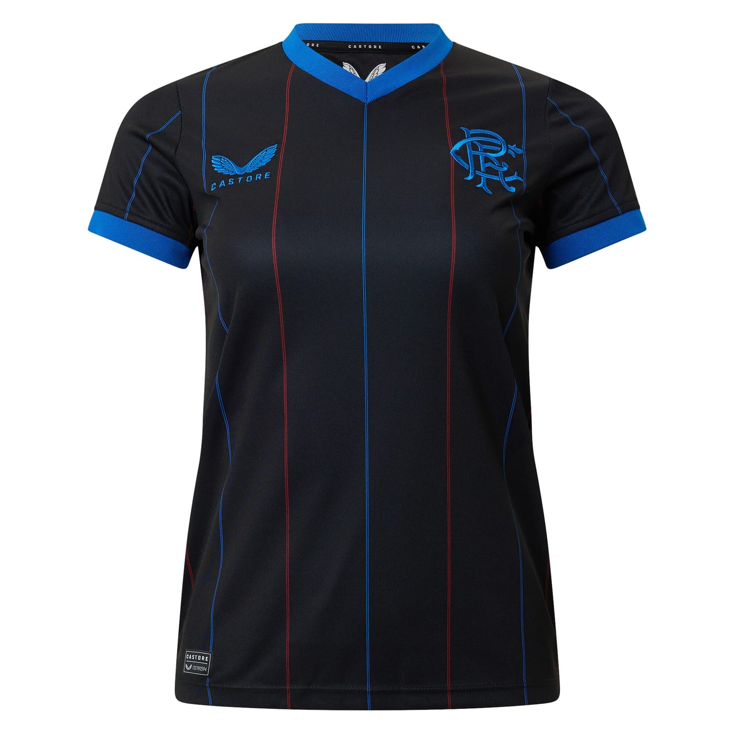 Scottish Premiership Rangers FC Fourth Jersey Shirt 2022-23 player Kemar Roofe 25 printing for Women