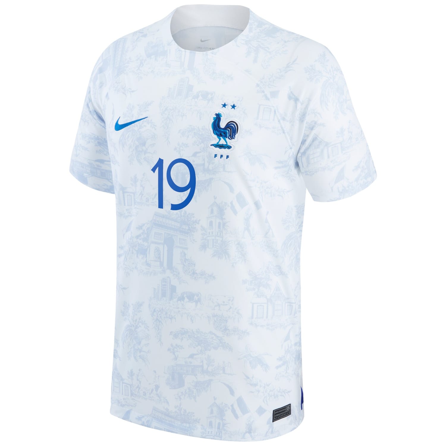France National Team Away Jersey Shirt 2022 player Karim Benzema 19 printing for Men