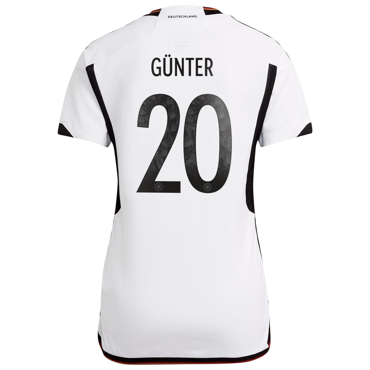 Germany National Team Home Jersey Shirt 2022 player Christian Günter 20 printing for Women