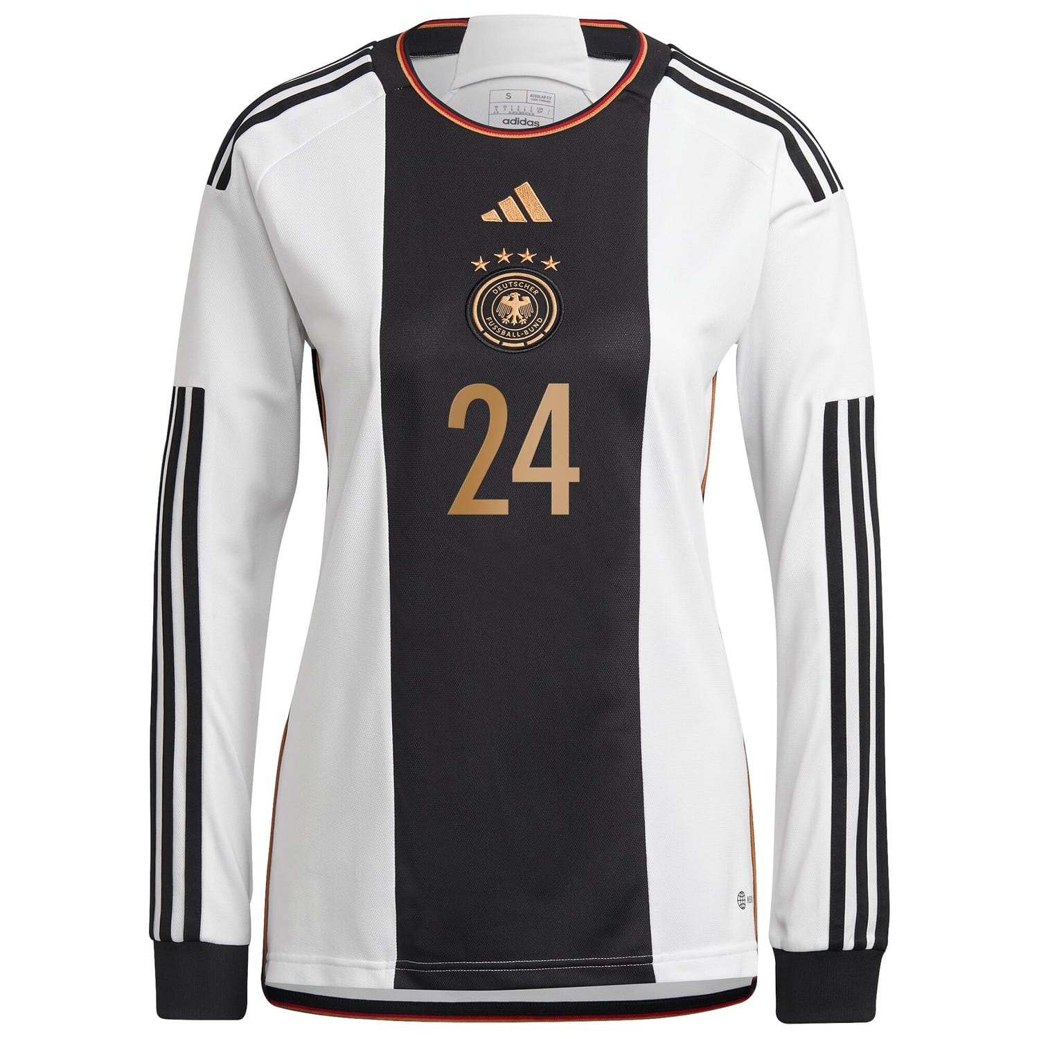 Germany National Team Home Jersey Shirt Long Sleeve 2022 player Karim Adeyemi 24 printing for Women