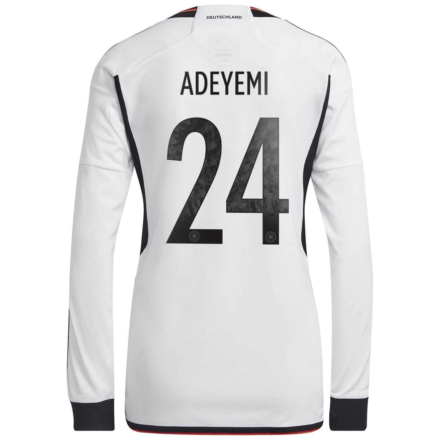 Germany National Team Home Jersey Shirt Long Sleeve 2022 player Karim Adeyemi 24 printing for Women