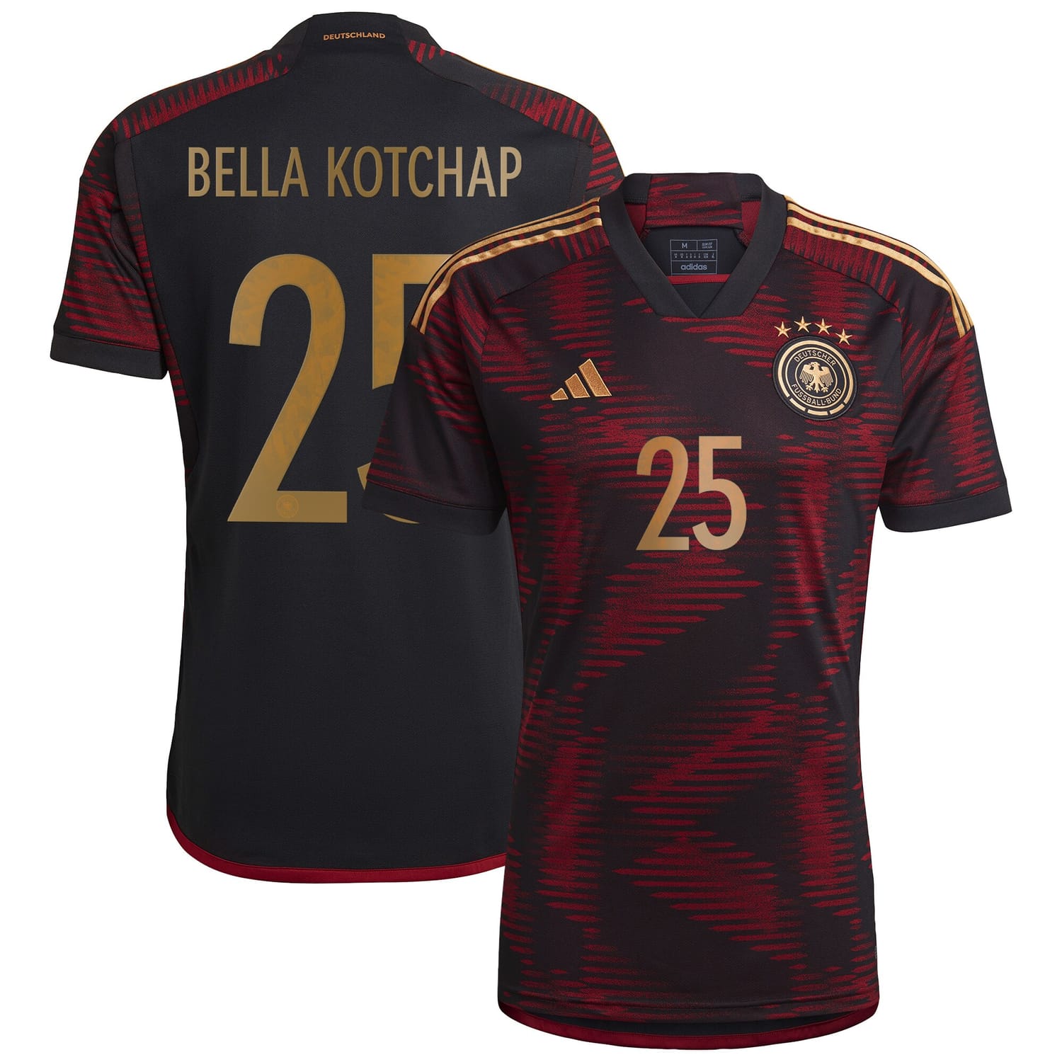 Germany National Team Away Jersey Shirt 2022 player Armel Bella-Kotchap 25 printing for Men