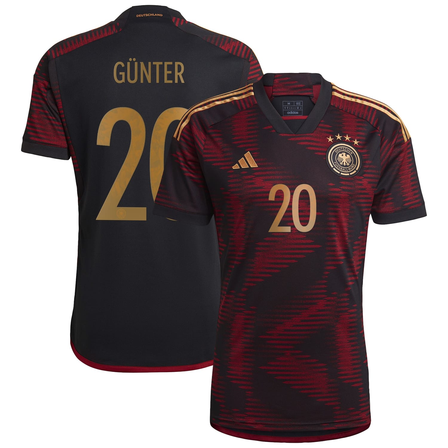 Germany National Team Away Jersey Shirt 2022 player Christian Günter 20 printing for Men