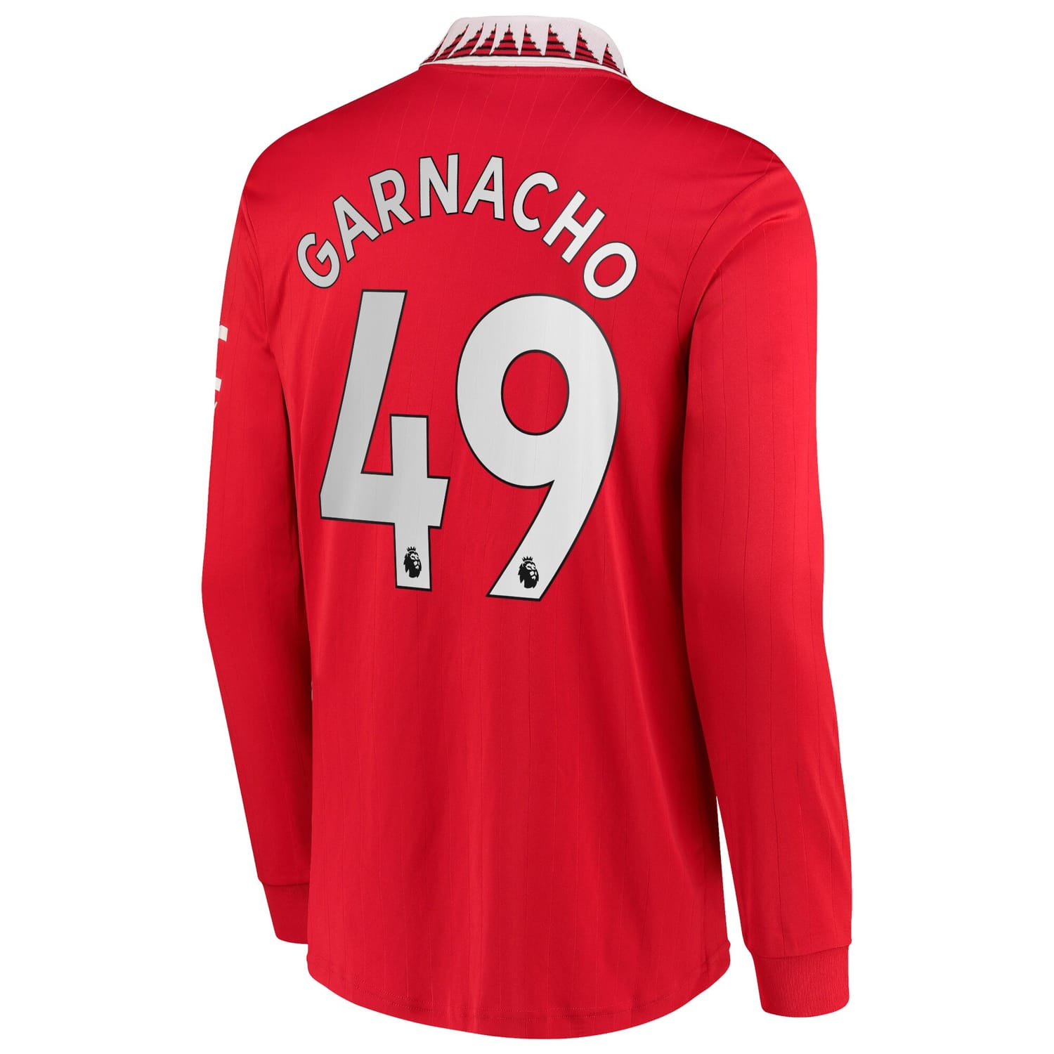 Premier League Manchester United Home Jersey Shirt Long Sleeve 2022-23 player Alejandro Garnacho 49 printing for Men