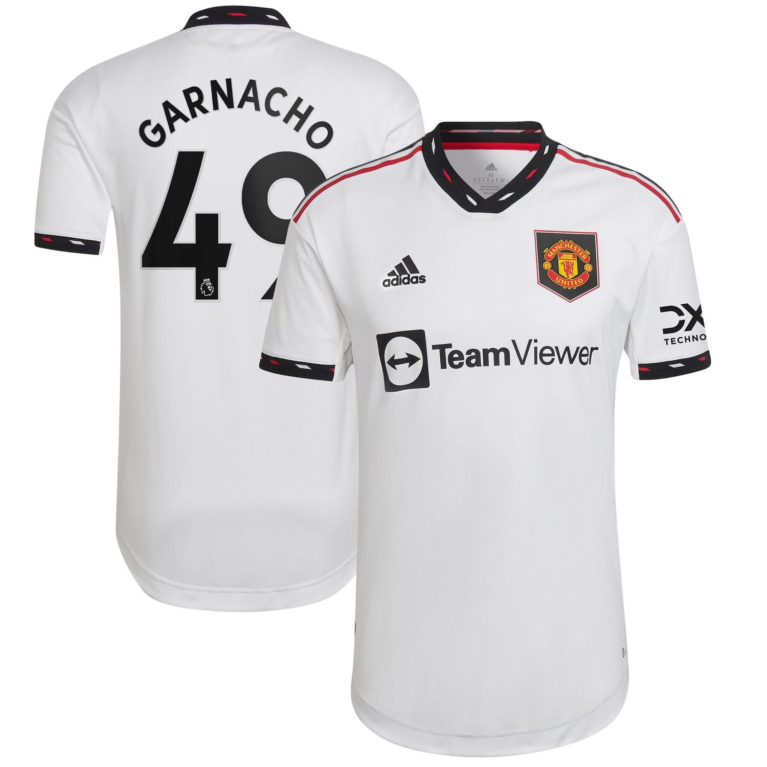 Premier League Manchester United Away Authentic Jersey Shirt 2022-23 player Alejandro Garnacho 49 printing for Men
