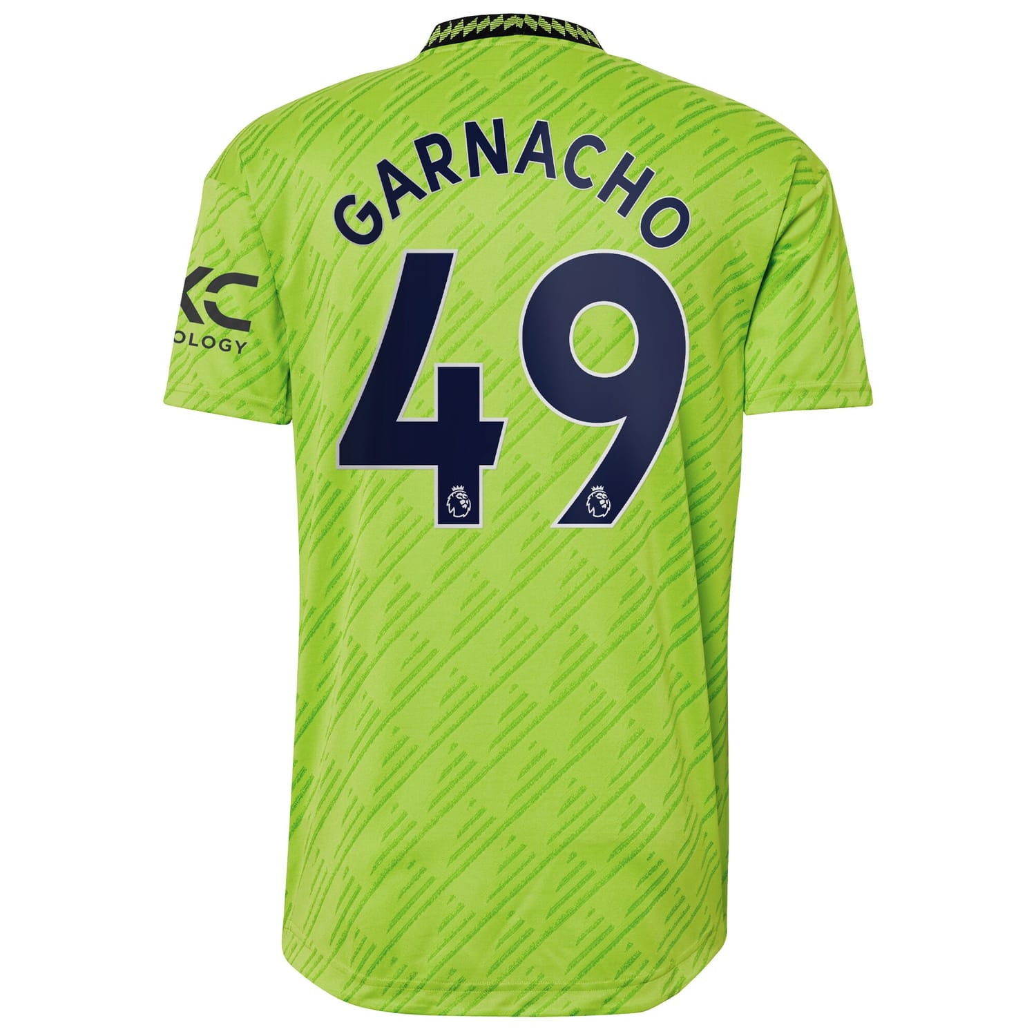 Premier League Manchester United Third Authentic Jersey Shirt 2022-23 player Alejandro Garnacho 49 printing for Men
