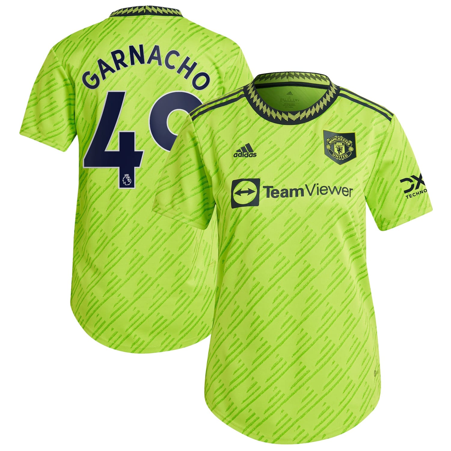 Premier League Manchester United Third Authentic Jersey Shirt 2022-23 player Alejandro Garnacho 49 printing for Women