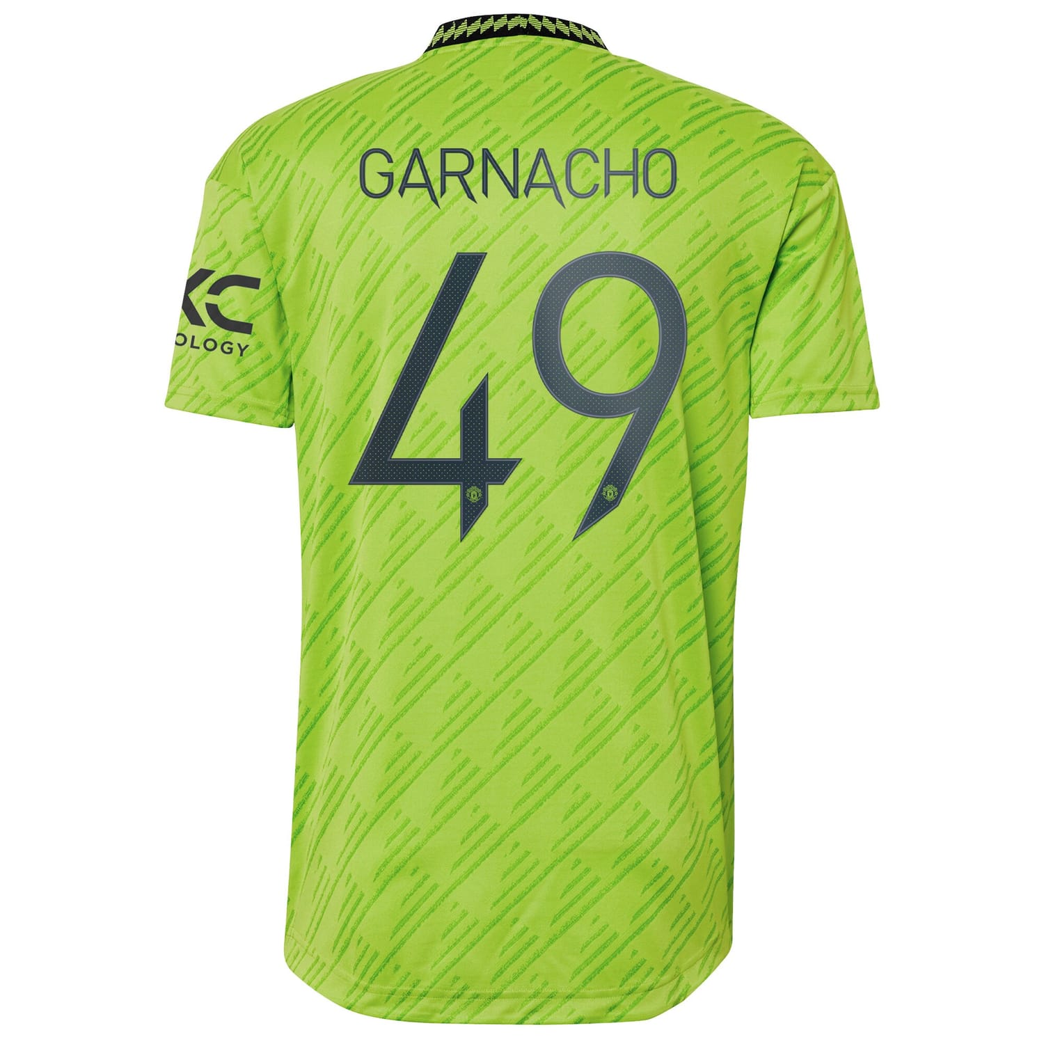 Premier League Manchester United Third Cup Authentic Jersey Shirt 2022-23 player Alejandro Garnacho 49 printing for Men
