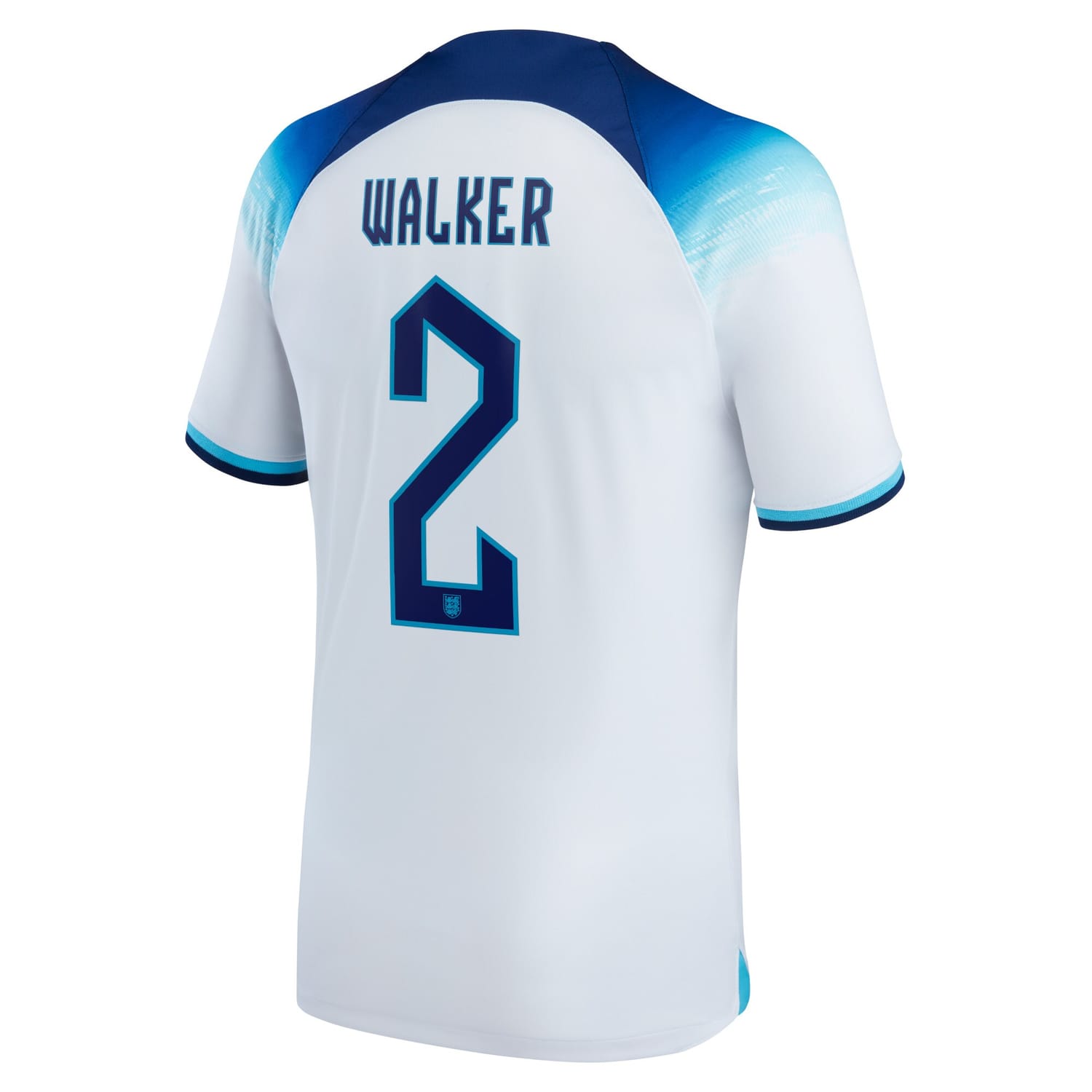 England National Team Home Jersey Shirt 2022 player Kyle Walker 2 printing for Men