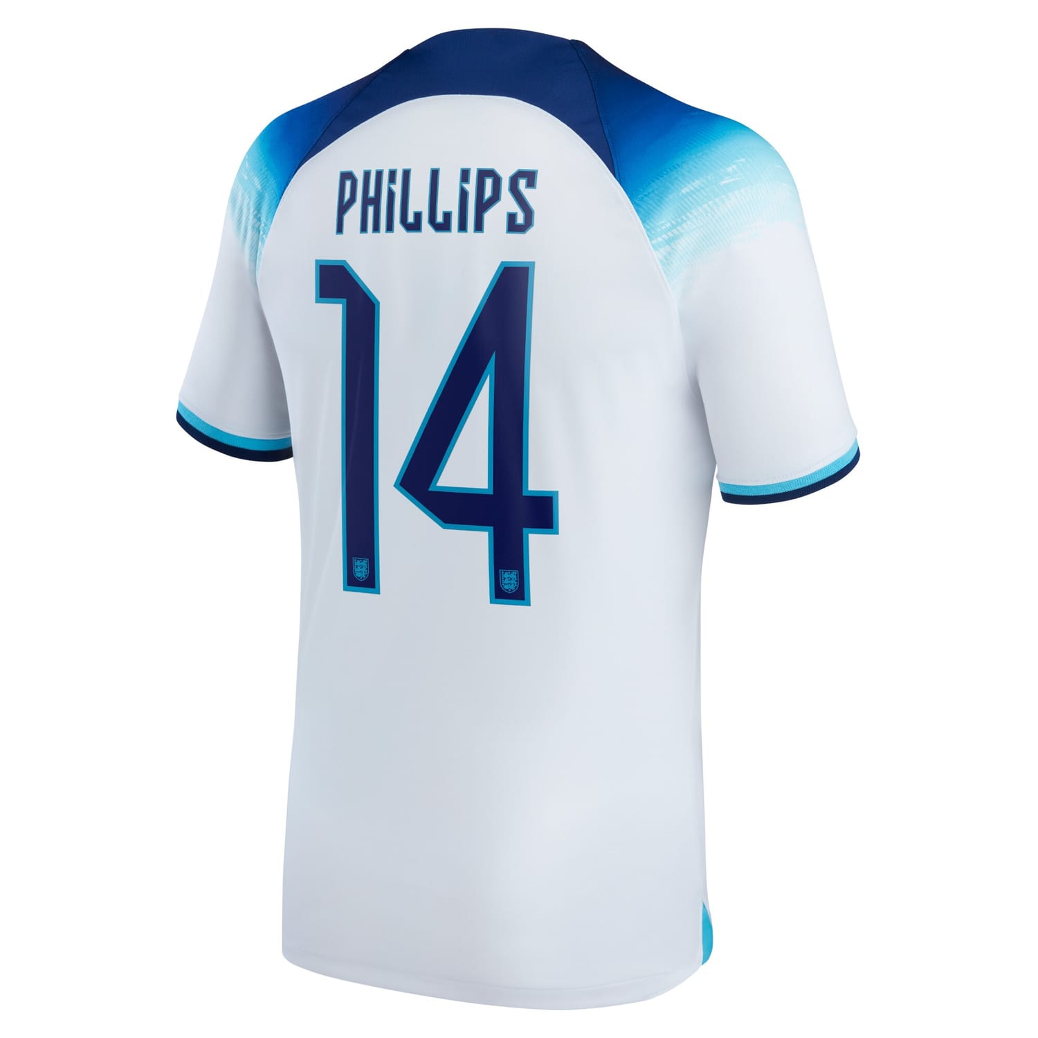England National Team Home Jersey Shirt 2022 player Kalvin Phillips 14 printing for Men