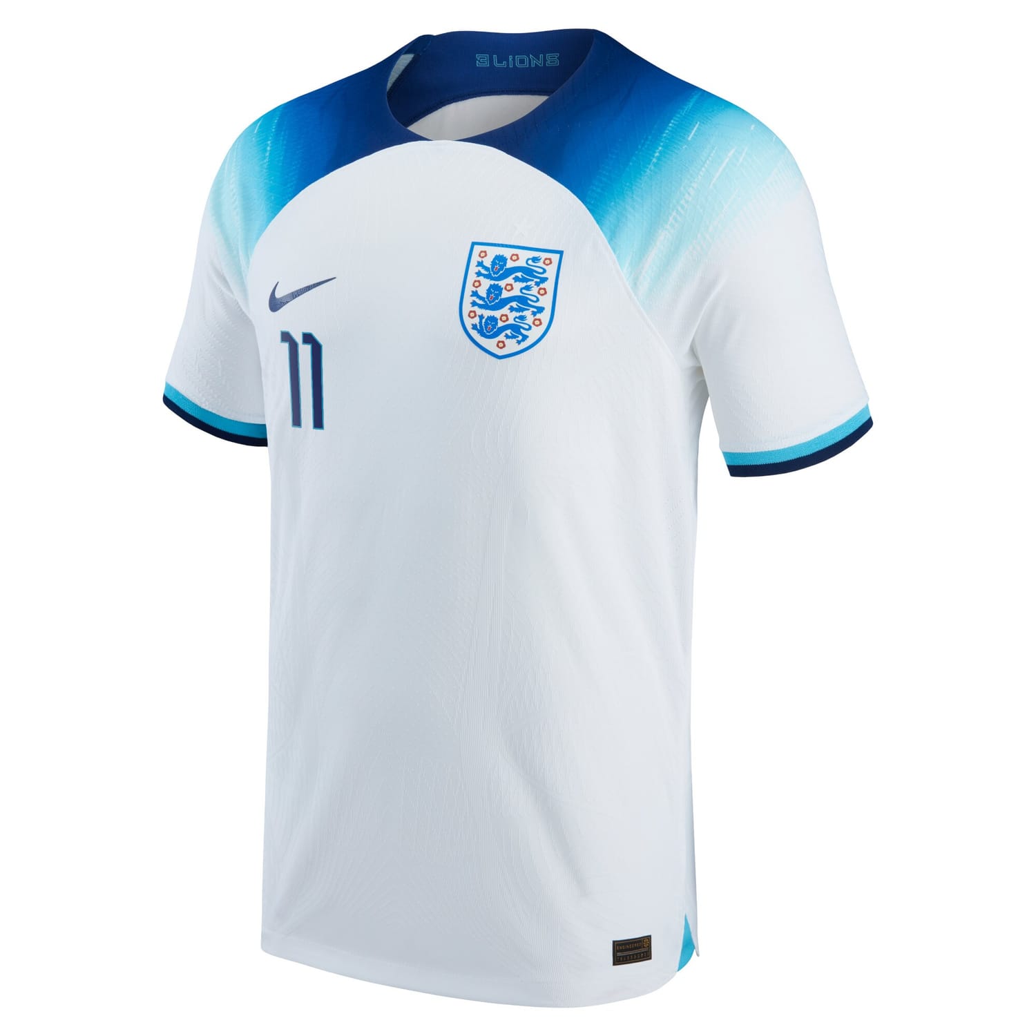 England National Team Home Authentic Jersey Shirt 2022 player Marcus Rashford 11 printing for Men