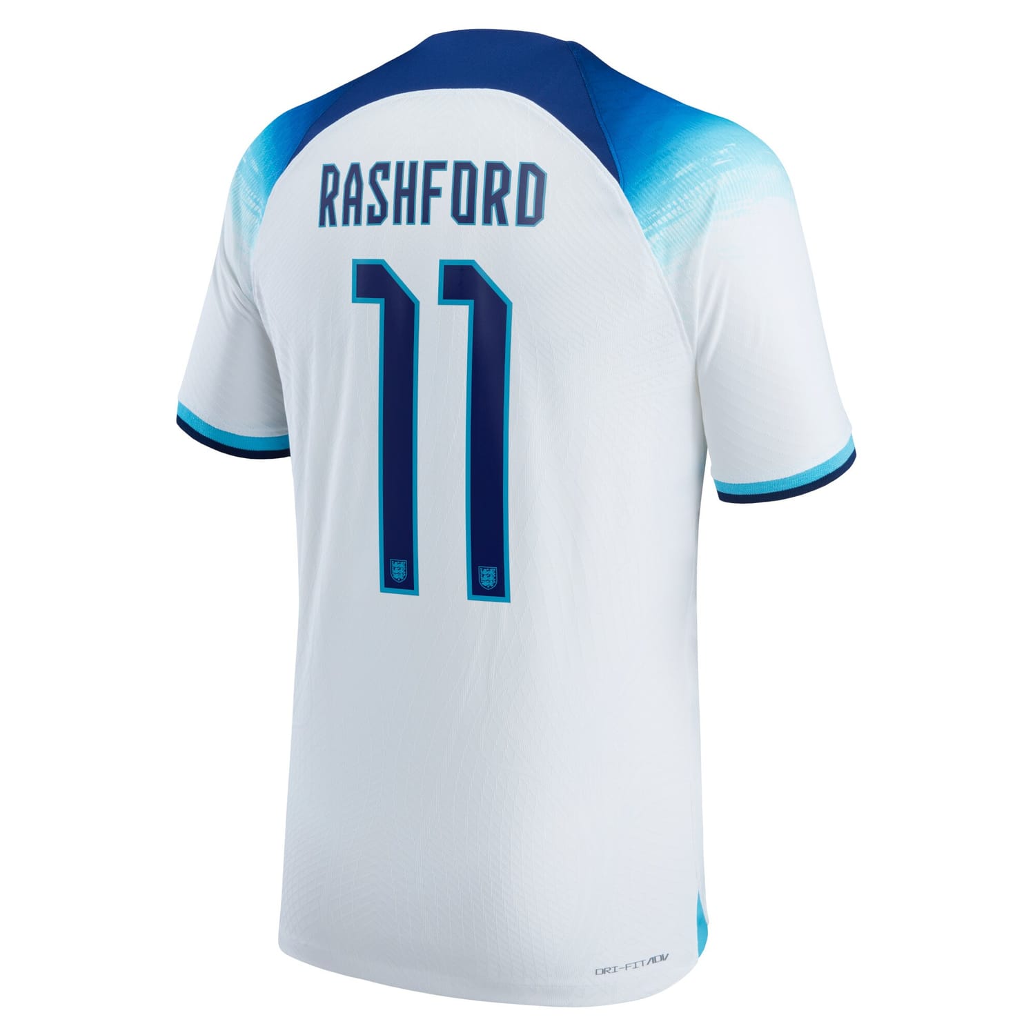 England National Team Home Authentic Jersey Shirt 2022 player Marcus Rashford 11 printing for Men