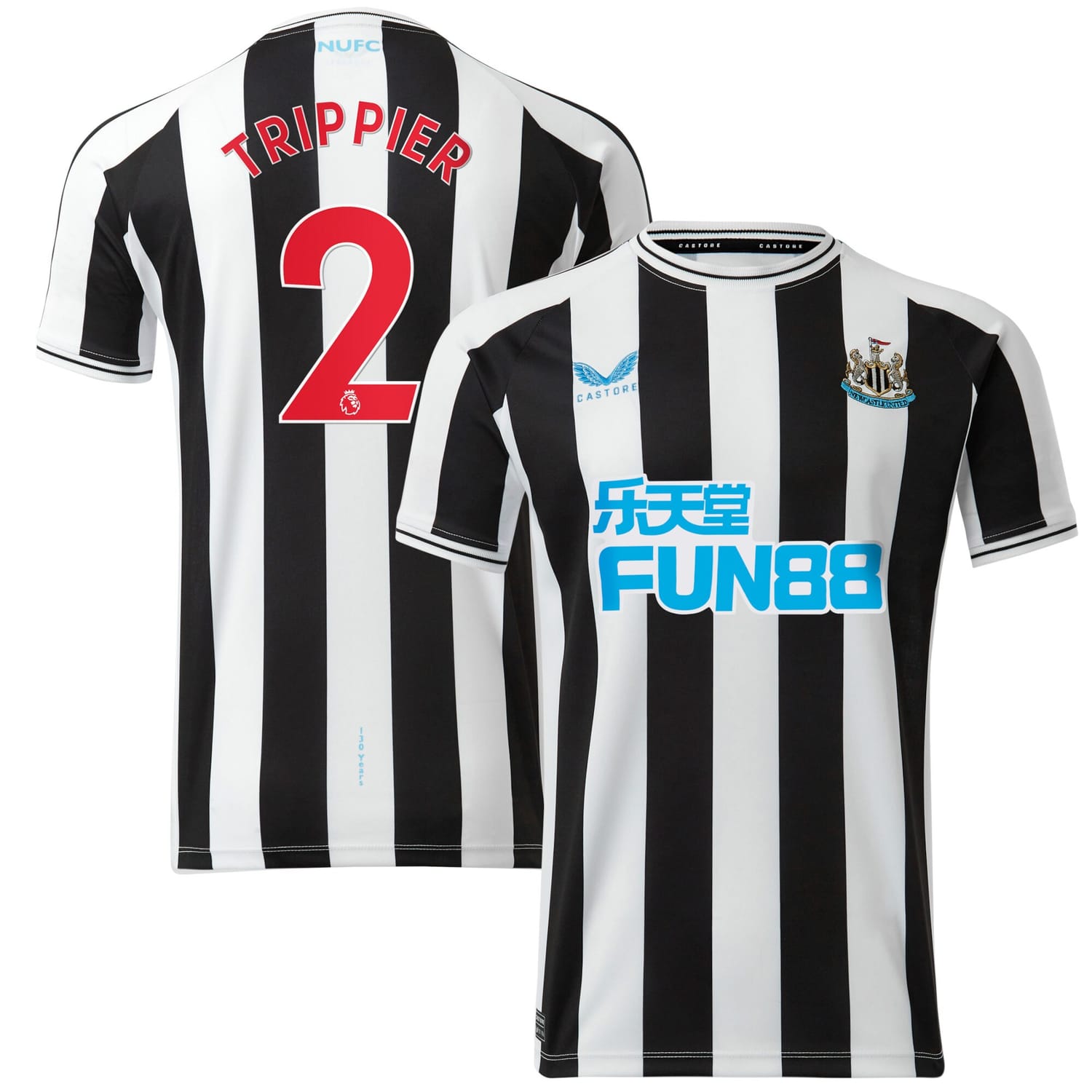Premier League Newcastle United Home Jersey Shirt 2022-23 player Kieran Trippier 2 printing for Men