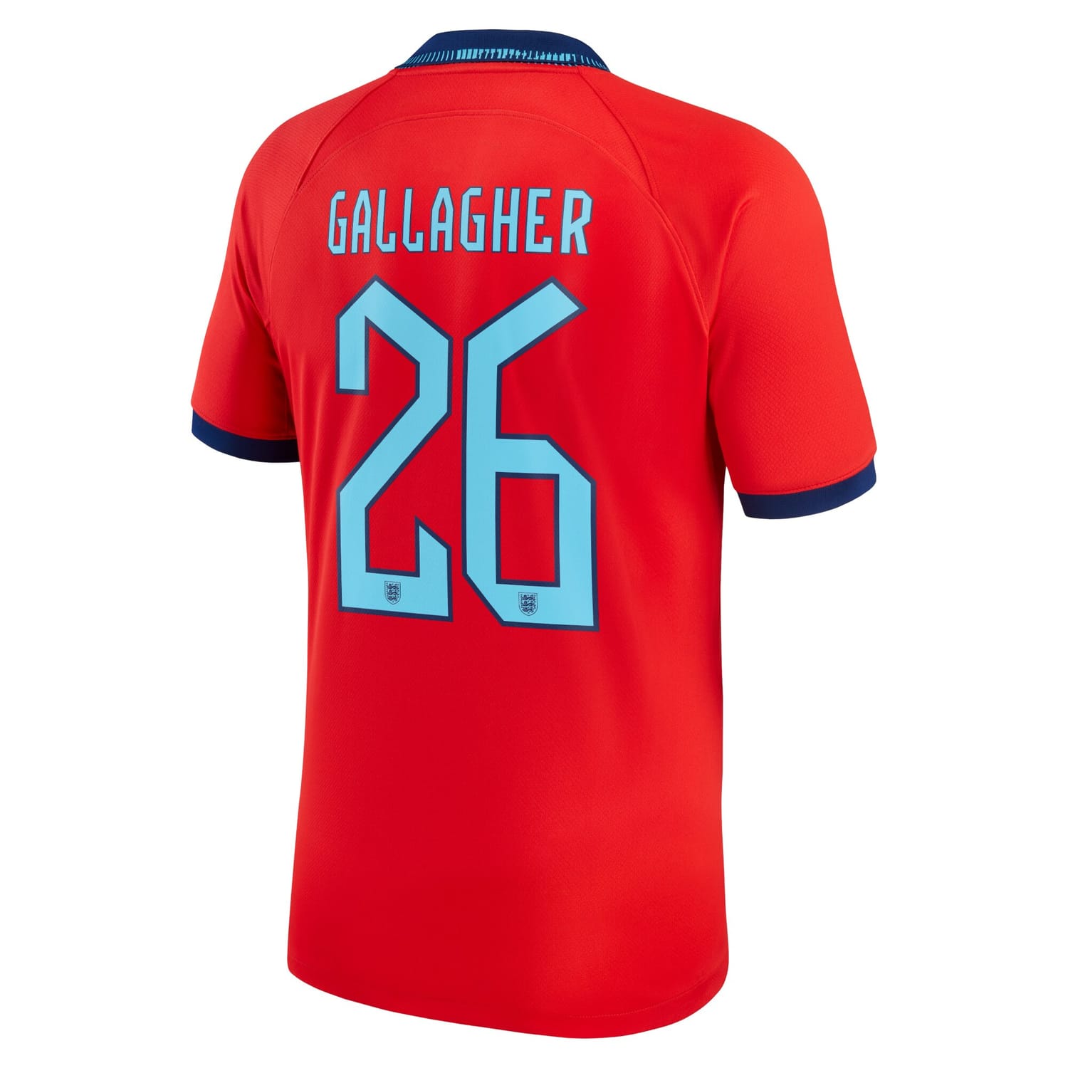England National Team Away Jersey Shirt 2022 player Conor Gallagher 26 printing for Men