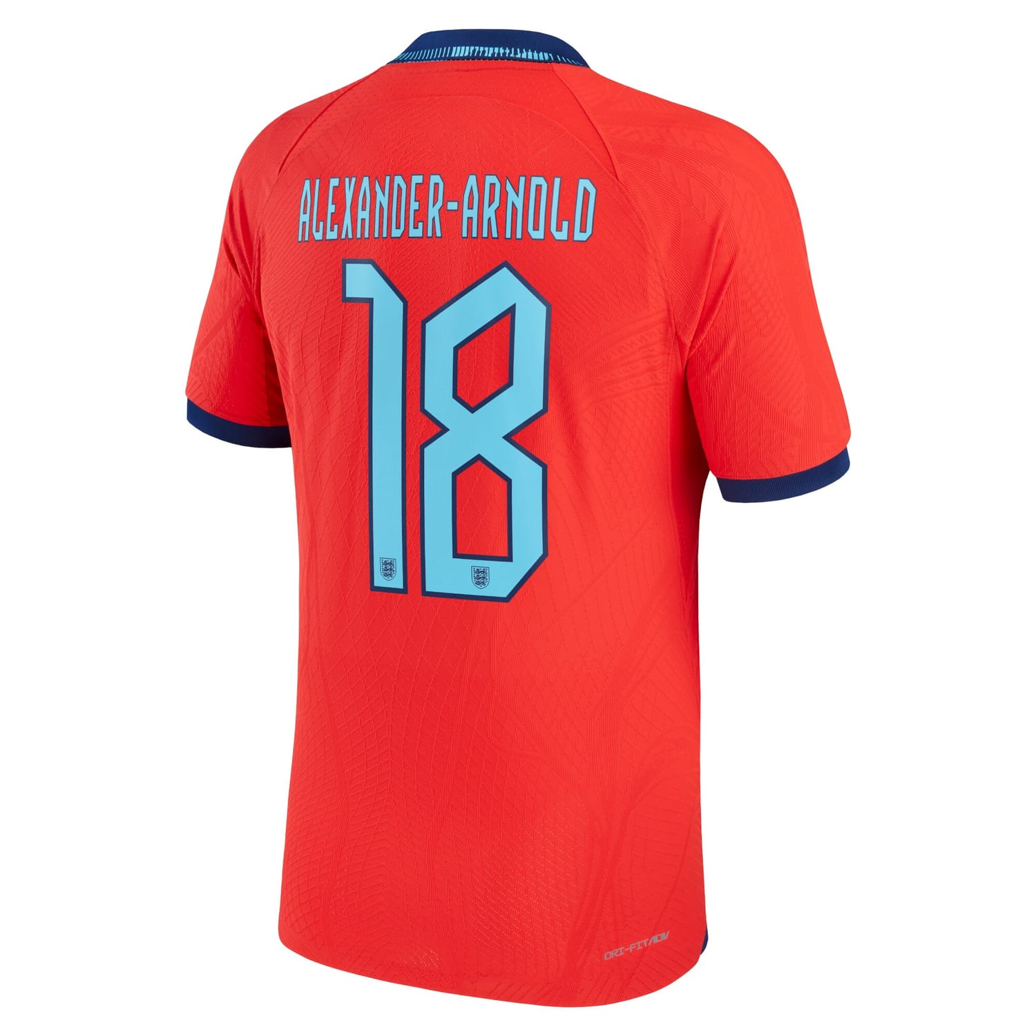 England National Team Away Authentic Jersey Shirt 2022 player Trent Alexander-Arnold 18 printing for Men