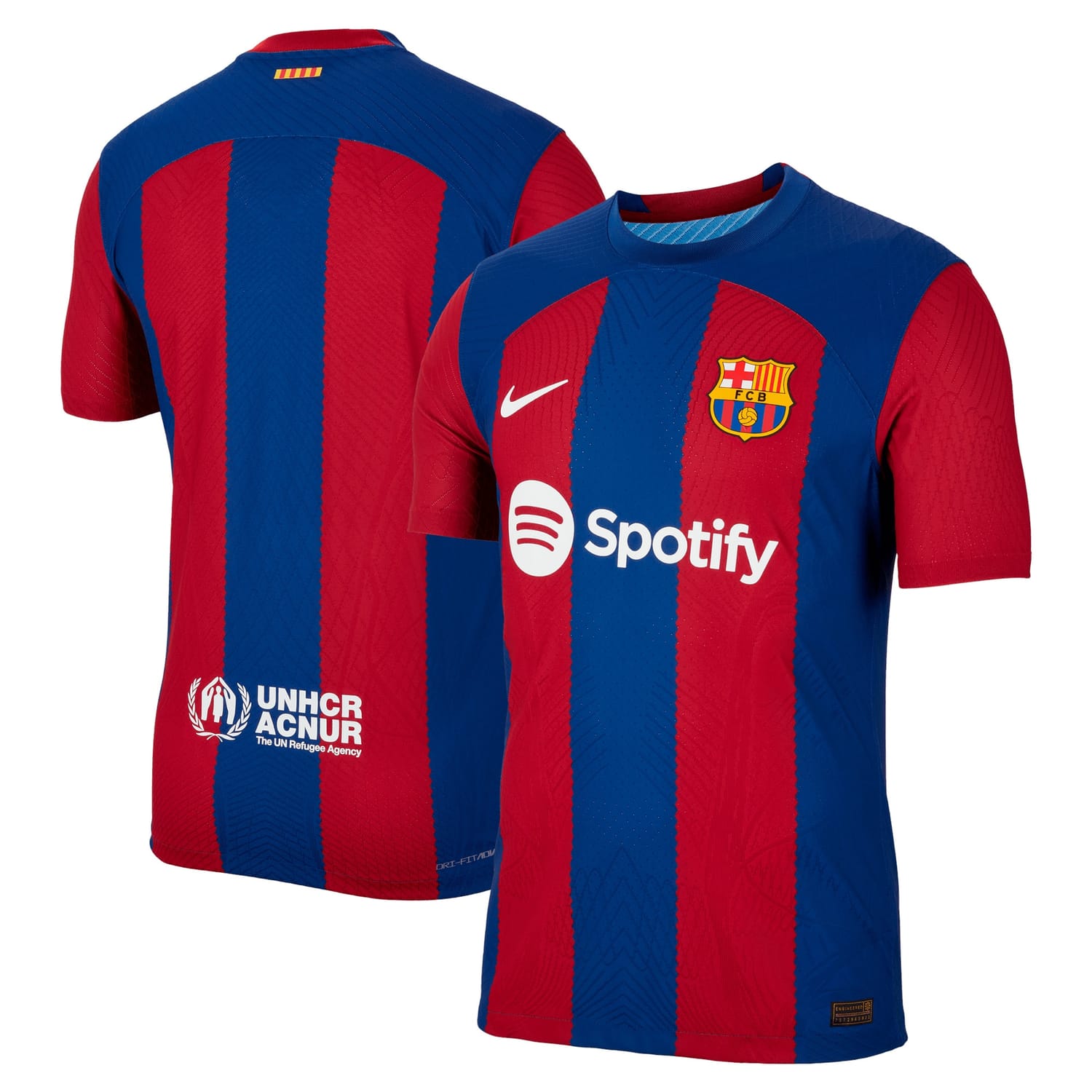 La Liga Barcelona Home Authentic Jersey Shirt 2023-24 for Men