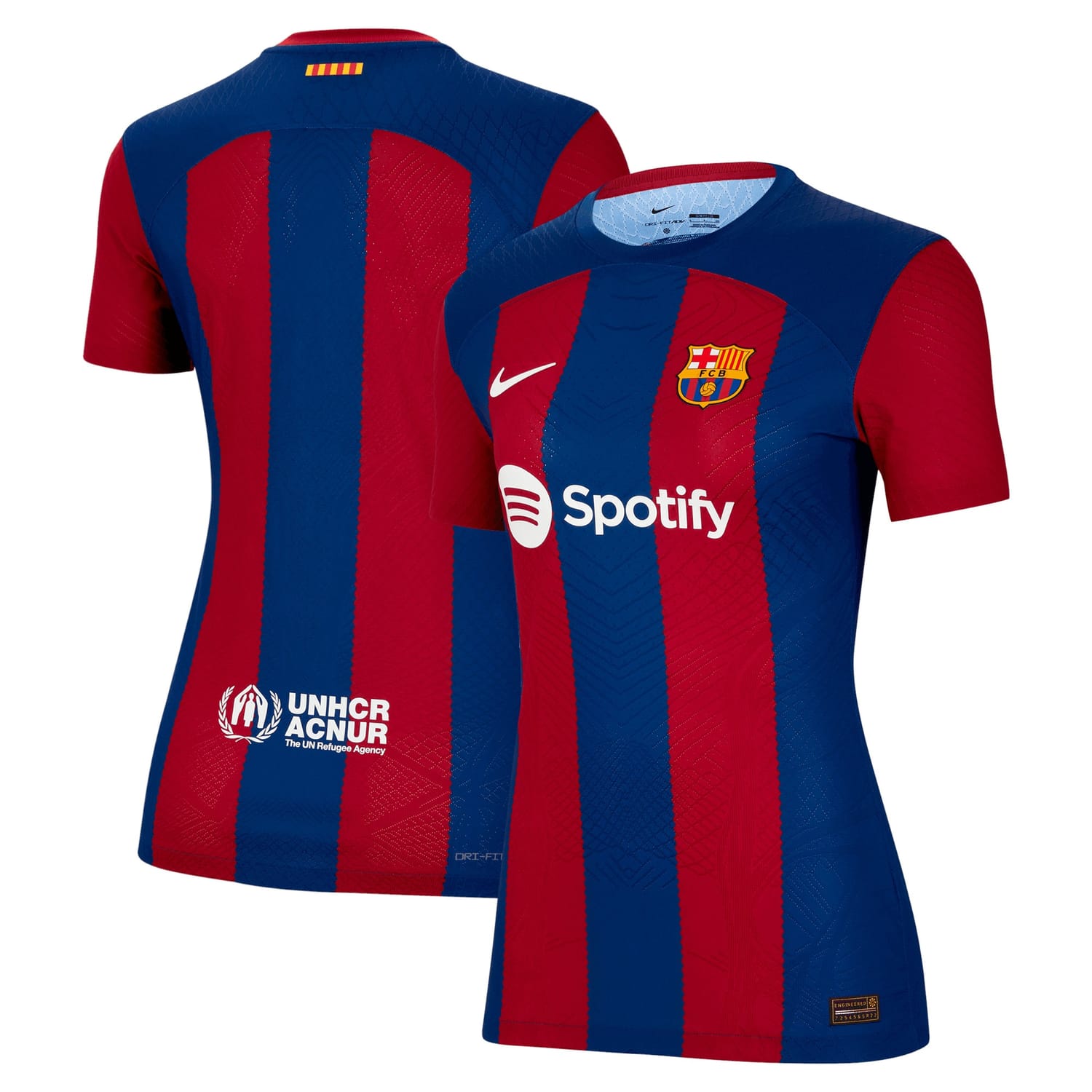 La Liga Barcelona Home Authentic Jersey Shirt 2023-24 for Women