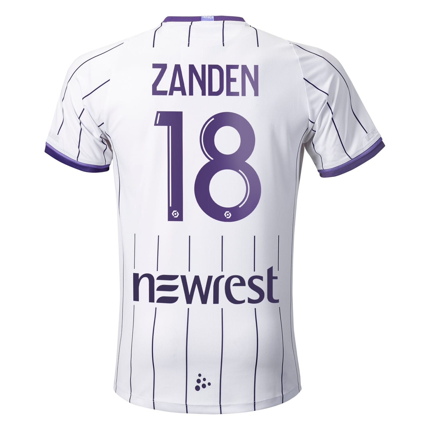 Ligue 1 Toulouse Home Pro Jersey Shirt 2022-23 player Zanden 18 printing for Men