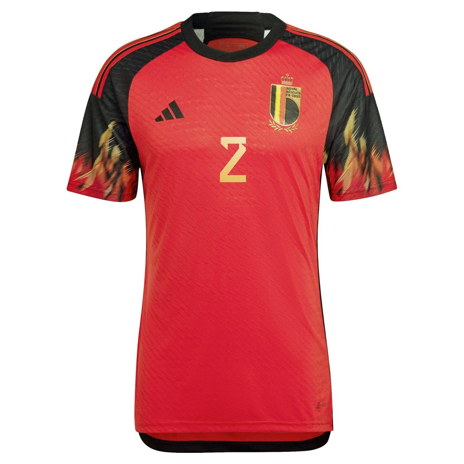 Belgium National Team Home Authentic Jersey Shirt 2022 player Toby Alderweireld 2 printing for Men