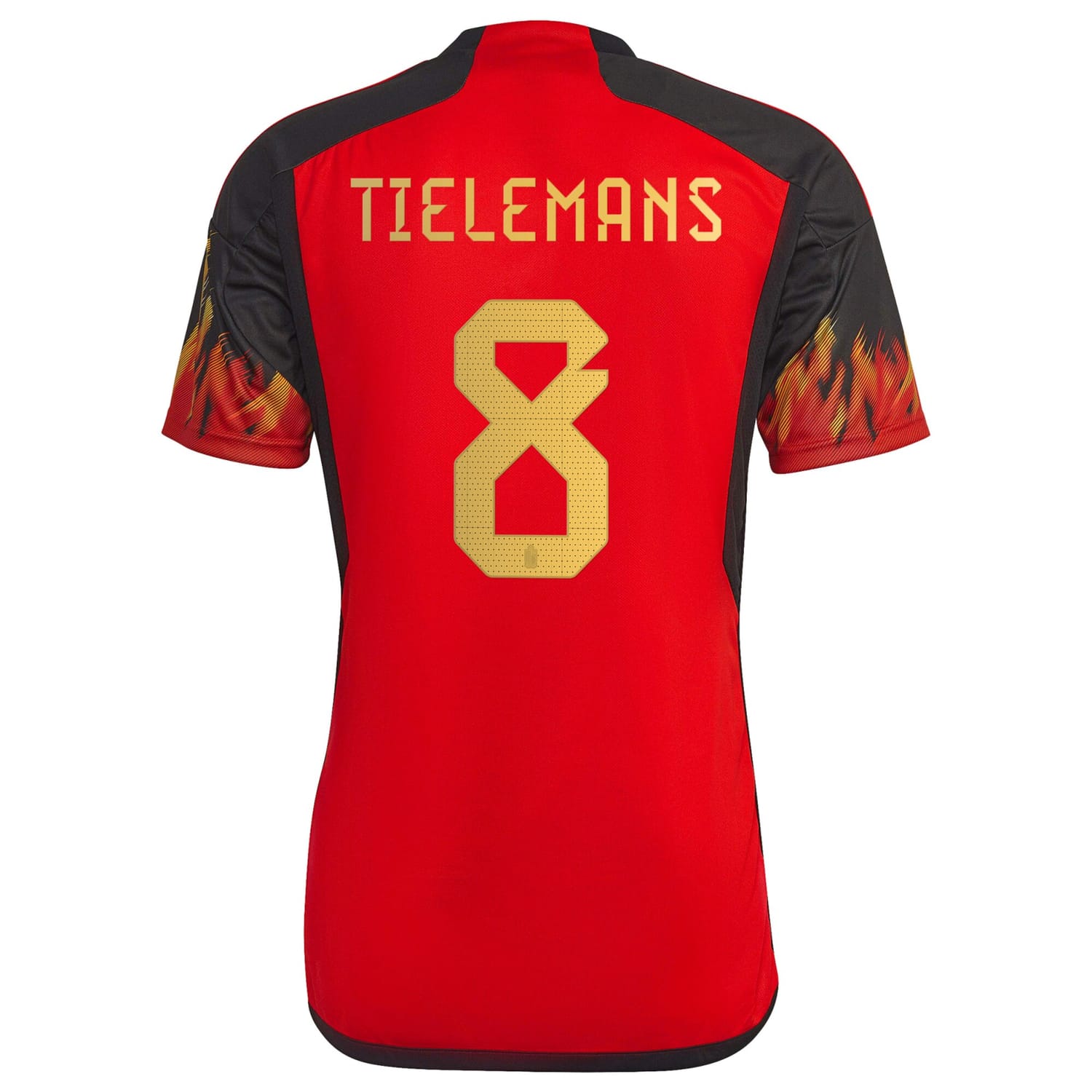 Belgium National Team Home Jersey Shirt 2022 player Youri Tielemans 8 printing for Men